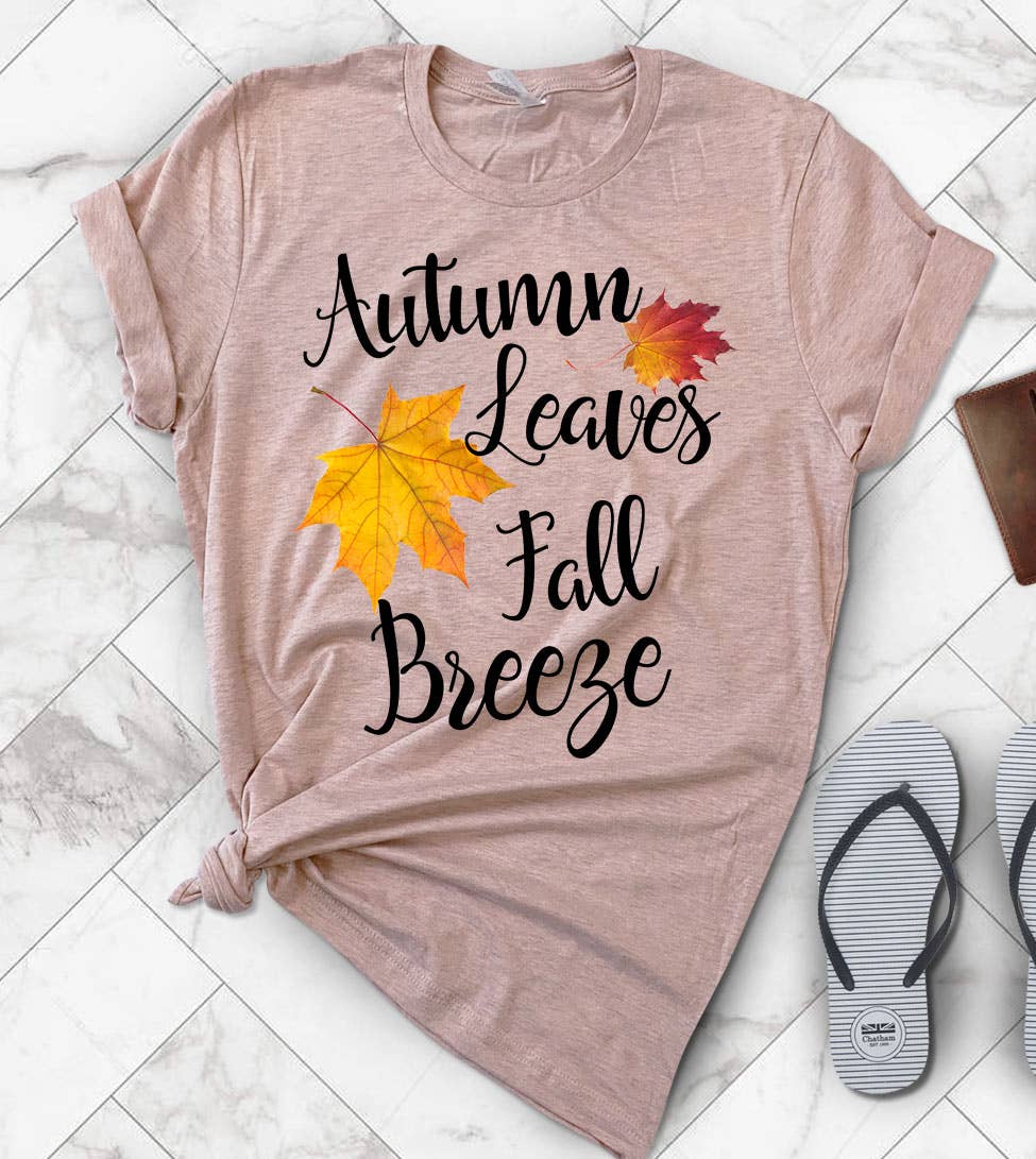 Autumn Leaves Fall Breeze - Fall Fun Seasonal Gift T-Shirt Hoodie, Sweatshirt | PodTeesHub.com