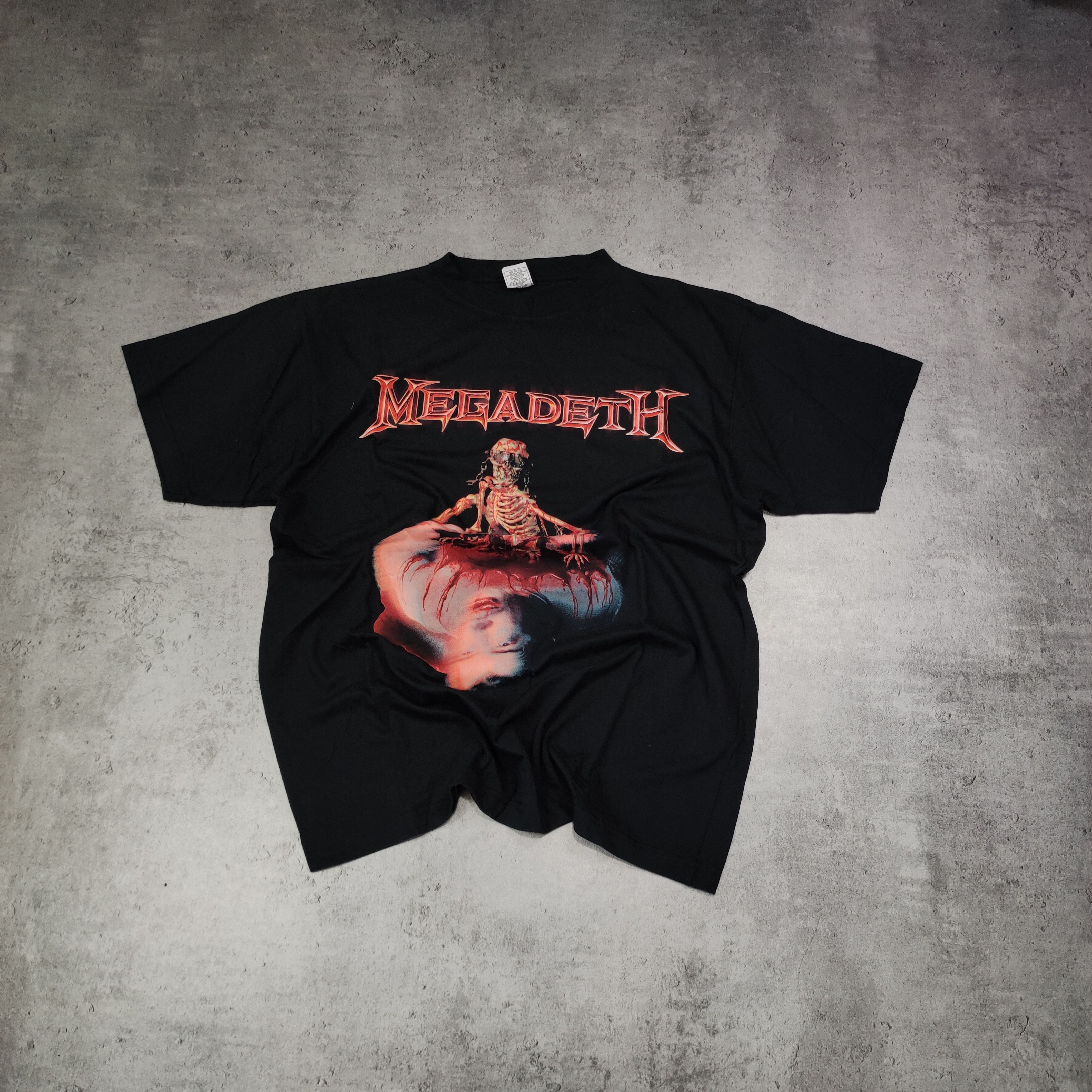 Vintage Rare Og 2001 Megadeth Global Tour Promo Tee Hoodie, Sweatshirt | PodTeesHub.com