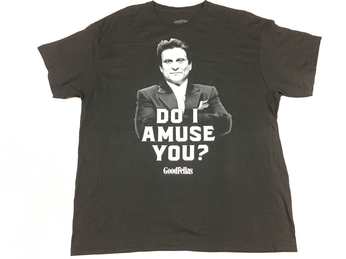 Vintage Good Fellas Do I Amuse You Tommy Devito Printed Tee Hoodie, Sweatshirt | PodTeesHub.com