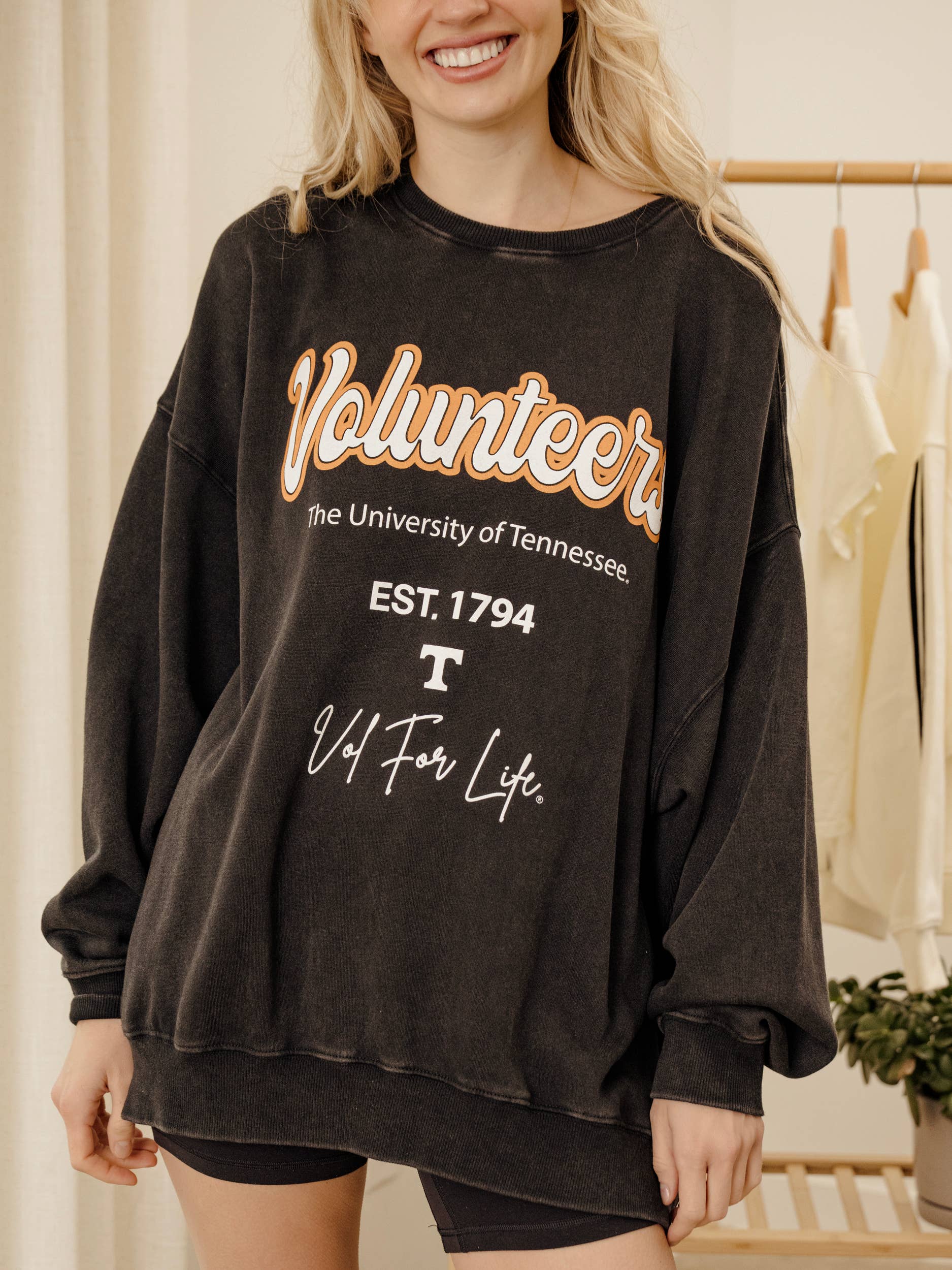 Tennessee Vols Letterman Black Chrome Hi-Dive Sweatshirt T-Shirts, Hoodie | PodTeesHub.com