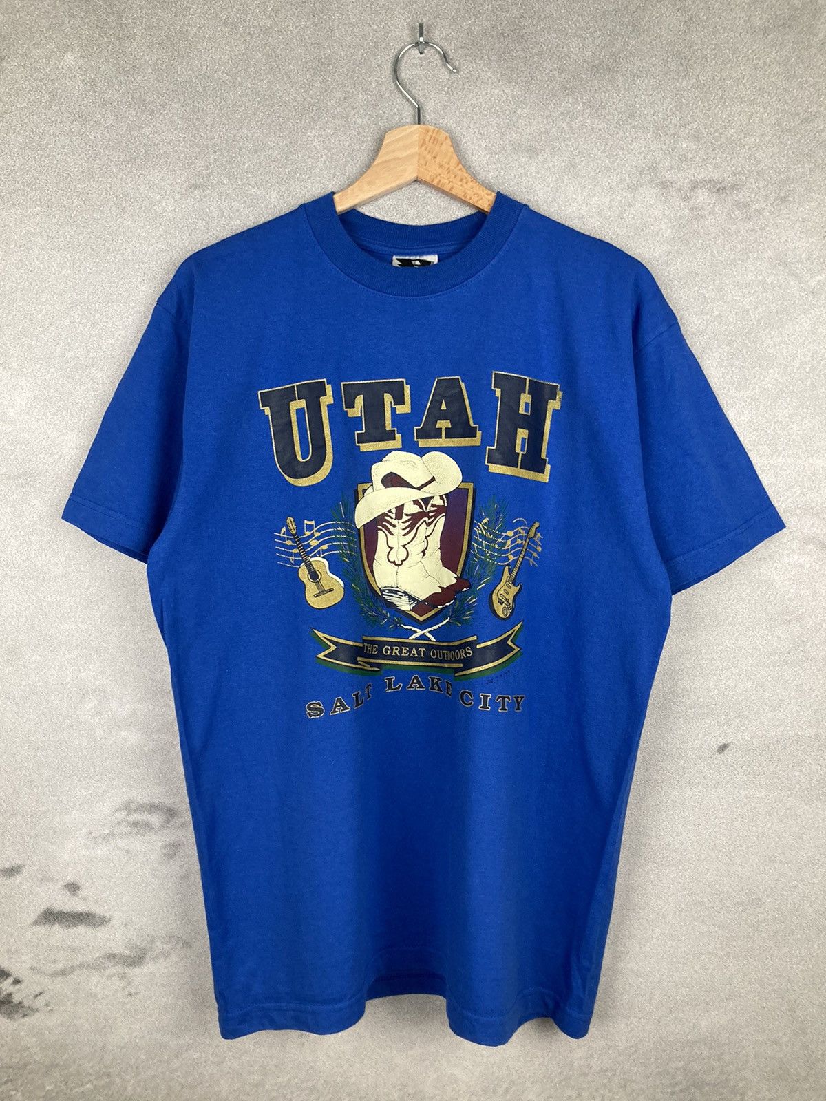Vintage Utah Usa 90s Graphic Tee Cowboys Hoodie, Sweatshirt | PodTeesHub.com
