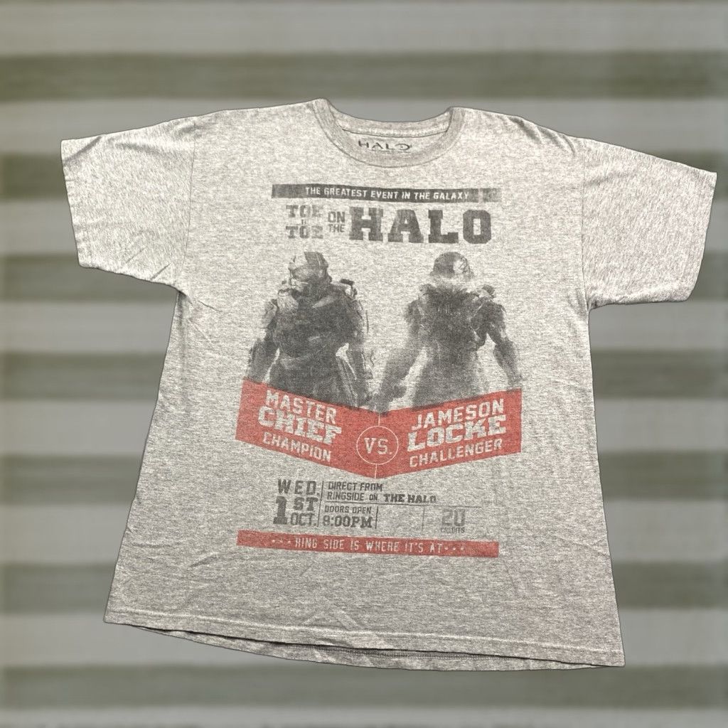 Halo Shirt Large Master Chief Vs Jameson Locke Video Game Xbox T-Shirts, Hoodie, Sweatshirt