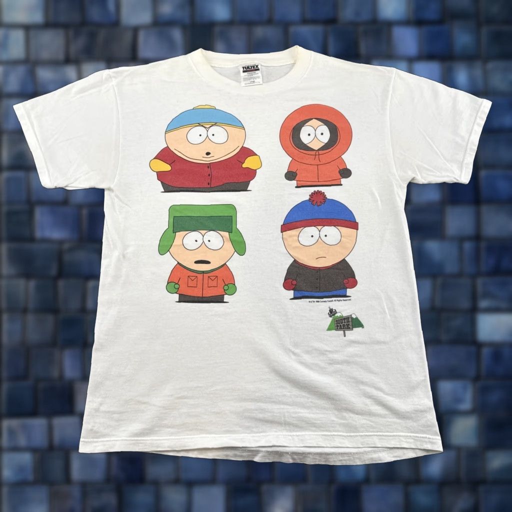 Vintage South Park T Shirt Men S L White 90s Cartoon Funny Gildan Read Vintage Yes Read Hoodie, Sweatshirt | PodTeesHub.com