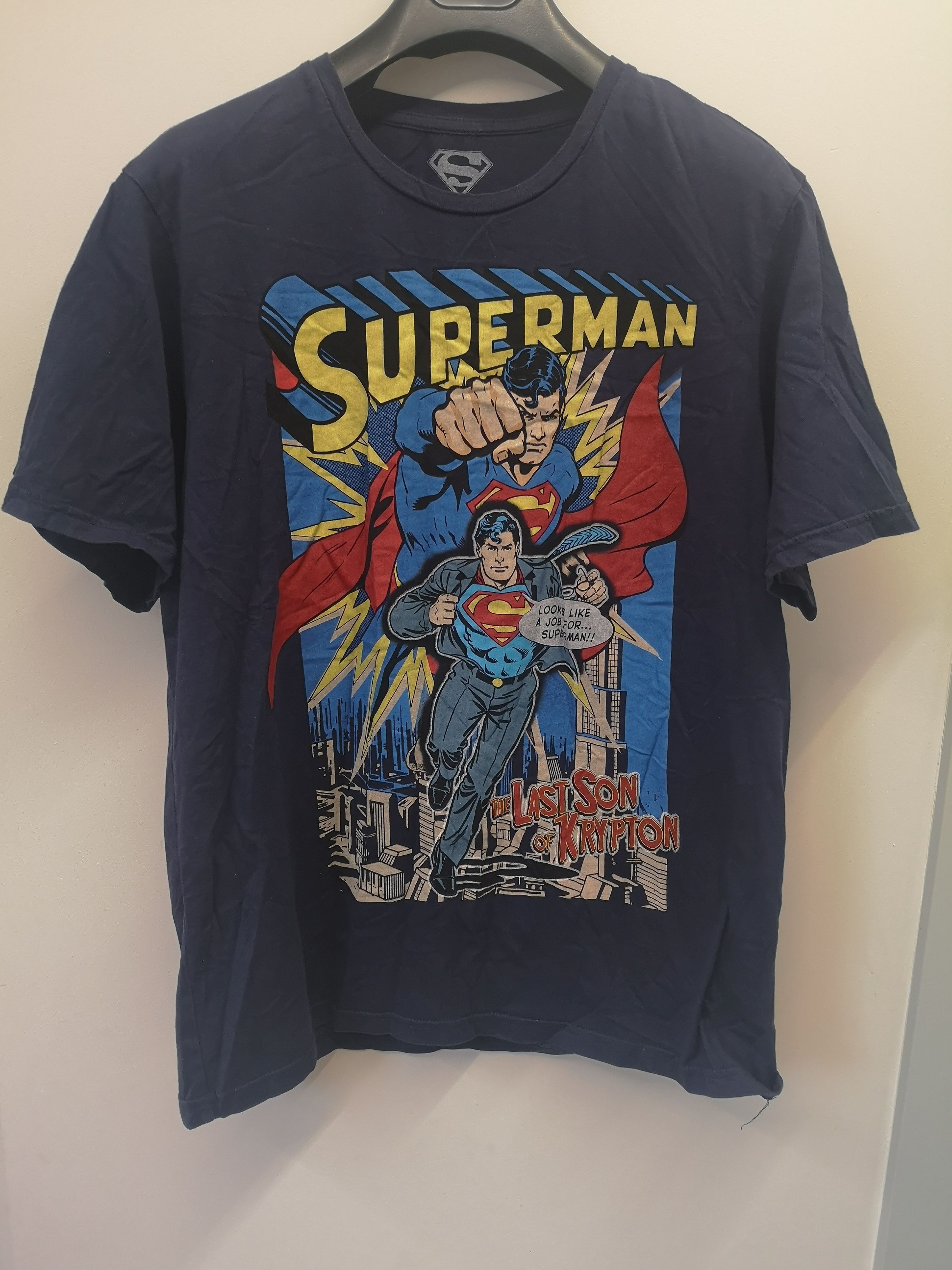Vintage Superman Size L T-Shirts, Hoodie, Sweatshirt | PodTeesHub.com