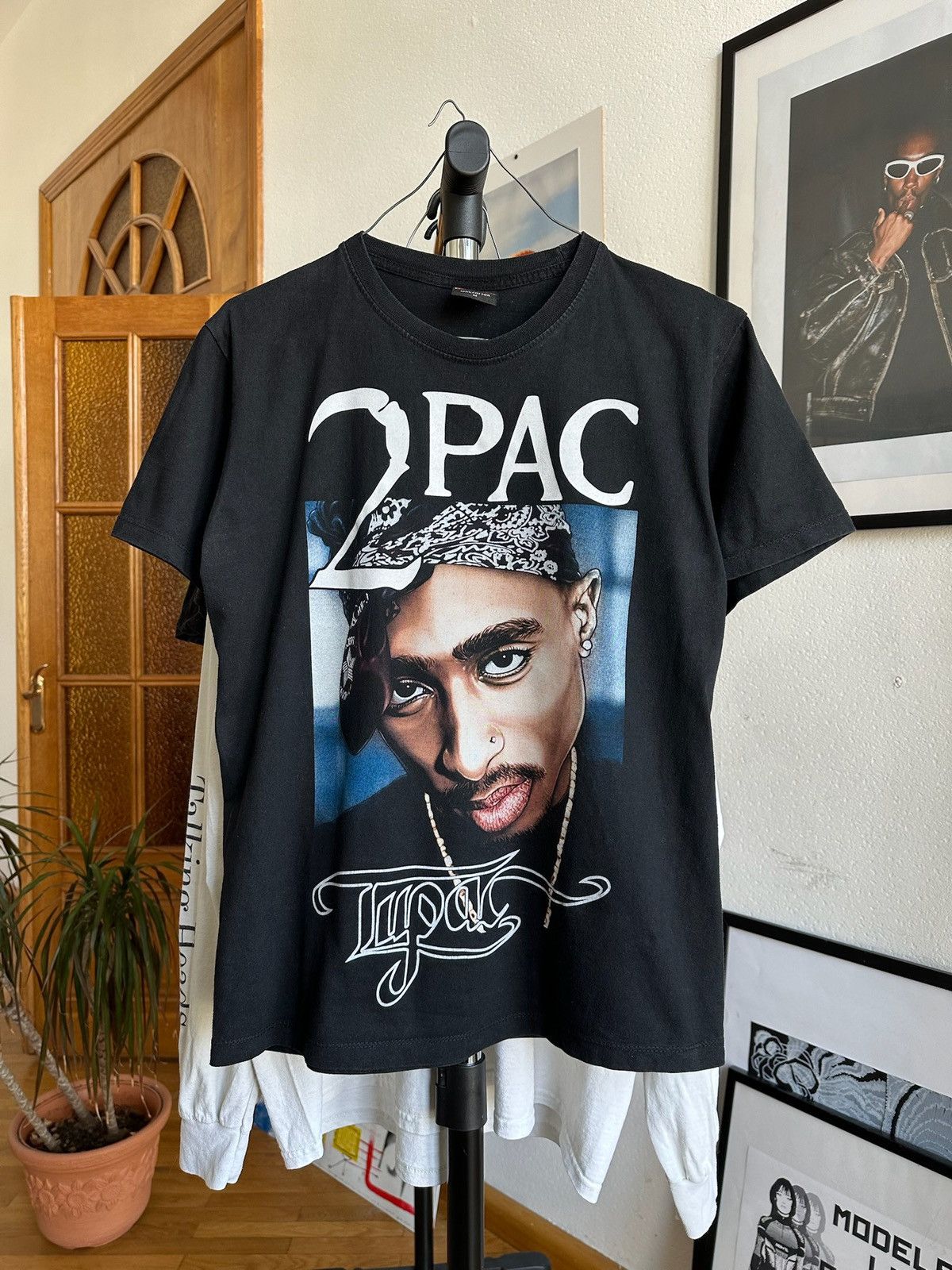 Rap Tees X Vintage Vintage 2pac Shakur All Eyez On Me Deathrow Rap Tee Hoodie, Sweatshirt | PodTeesHub.com