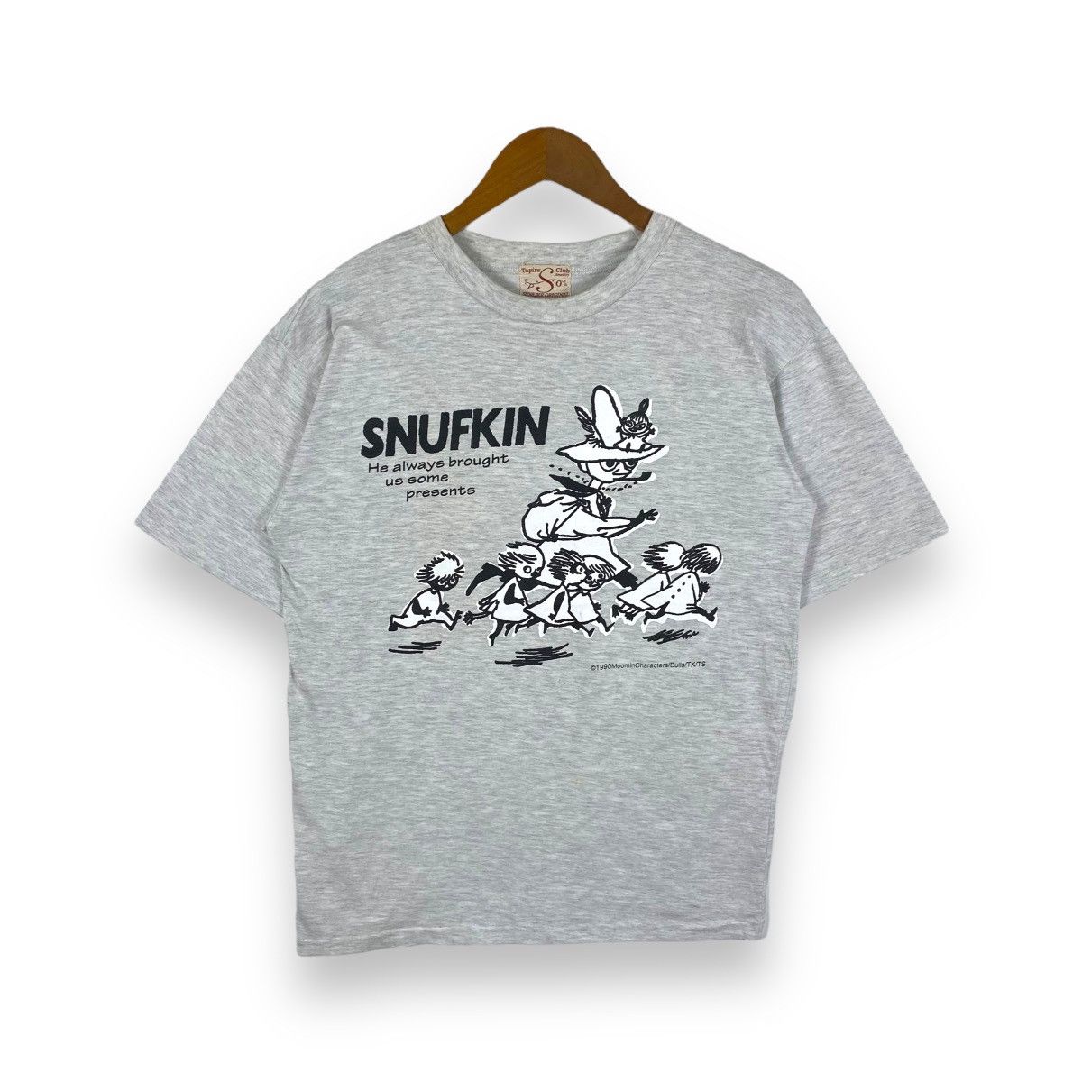 Vintage 90 S Snufkin Moomin Characters Japanese Cartoon Tee Hoodie, Sweatshirt | PodTeesHub.com