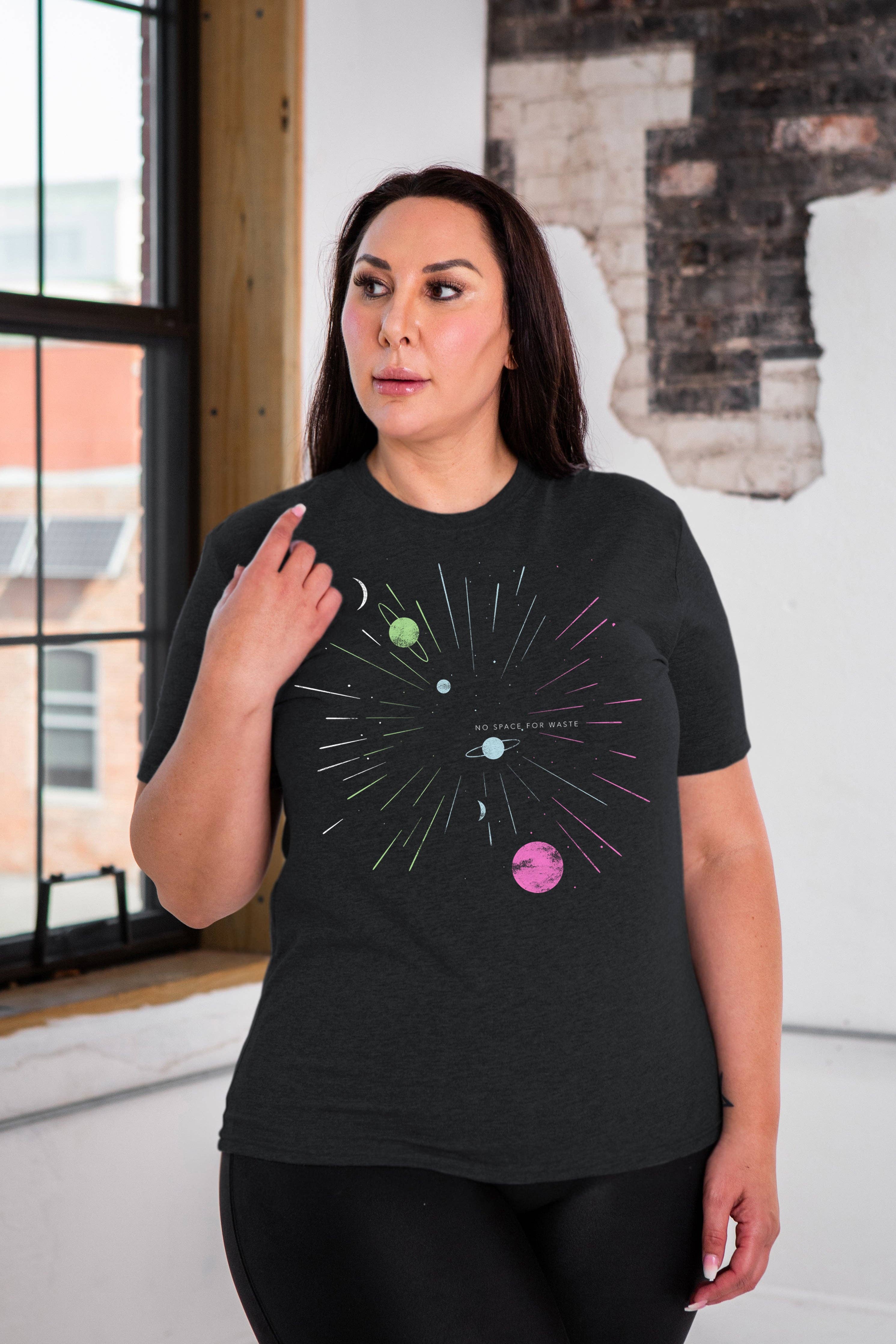 No Space For Waste Unisex Graphic Tee Hoodie, Sweatshirt | PodTeesHub.com