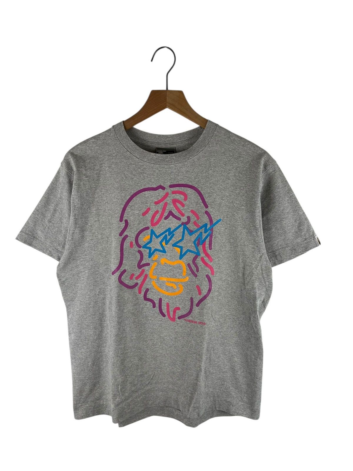 Bape Baoe Neon Sign Head Logo Print T Shirt Hoodie, Sweatshirt | PodTeesHub.com