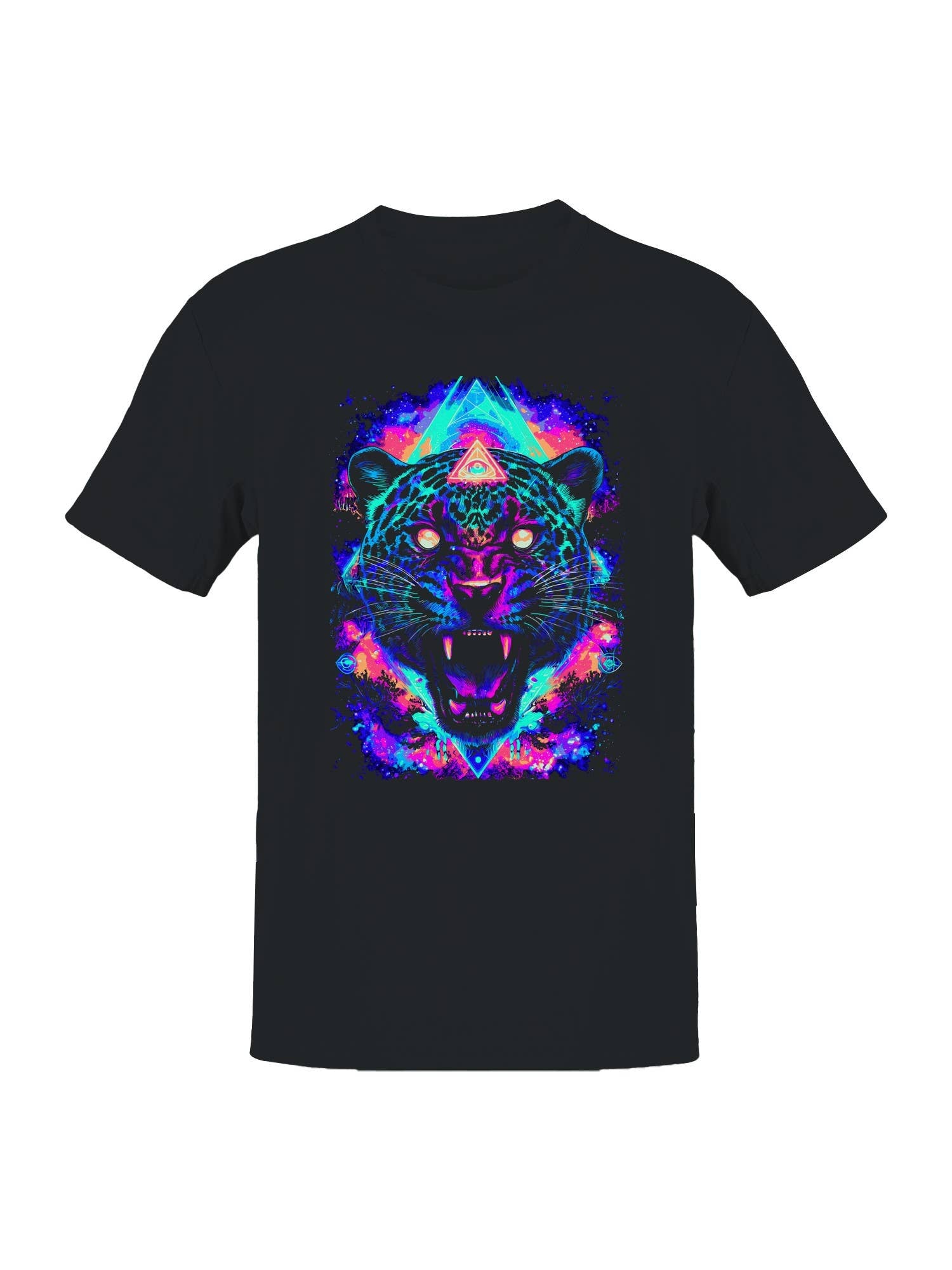 Neon Jaguar Visionary Roar Men's T-Shirt Hoodie, Sweatshirt | PodTeesHub.com