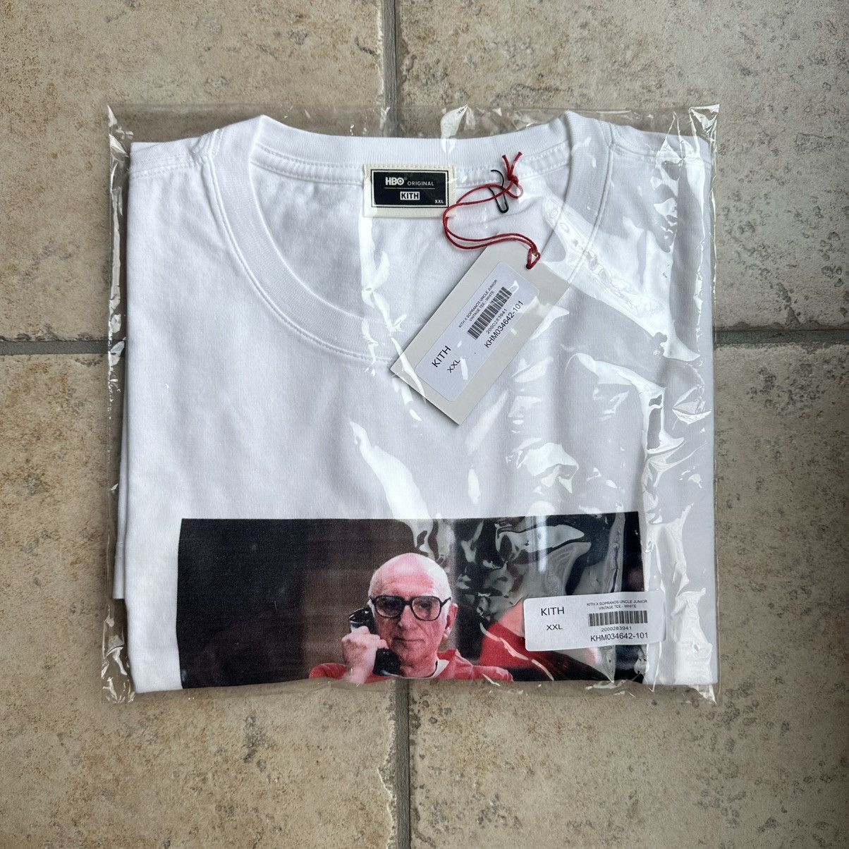 Kith For The Sopranos Uncle Junior Vintage Tee Size Xxl Hoodie, Sweatshirt | PodTeesHub.com