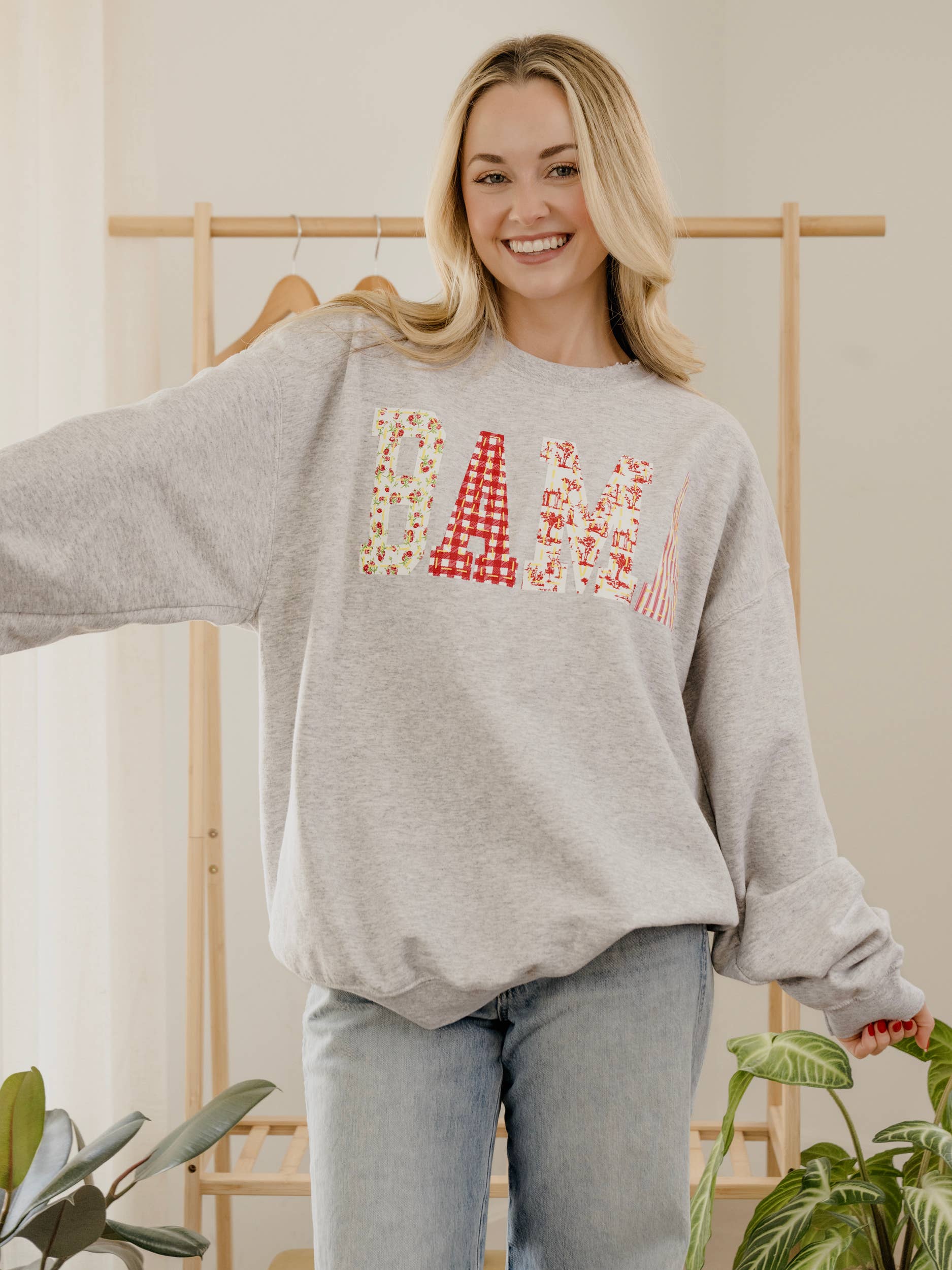 Bama Quilted Puff Ink Ash Gray Thrifted Sweatshirt T-Shirts, Hoodie | PodTeesHub.com