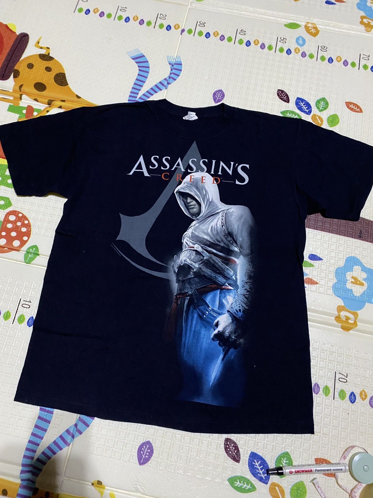 Playstation Assassin S Creed 2007 Altair Promo Tee Vintage Ubisoft Hoodie, Sweatshirt | PodTeesHub.com