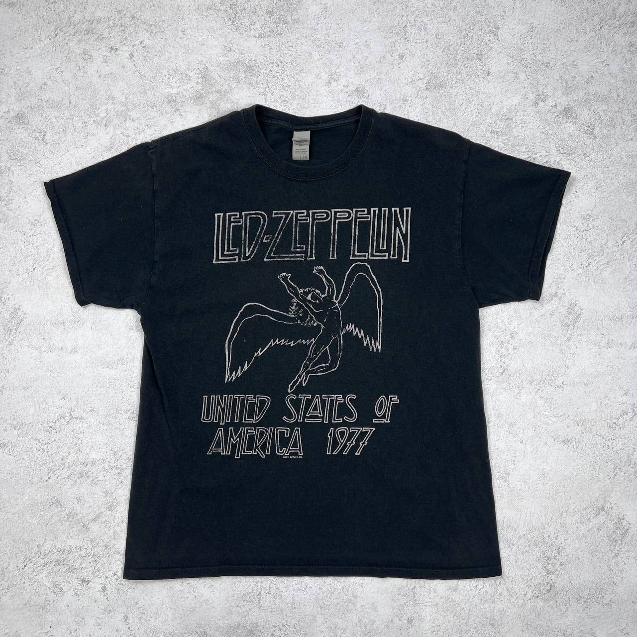 Zeppelin Led Zeppelin T Shirt Black 1977 Usa Tour Graphic Tee 2018 Hoodie, Sweatshirt | PodTeesHub.com