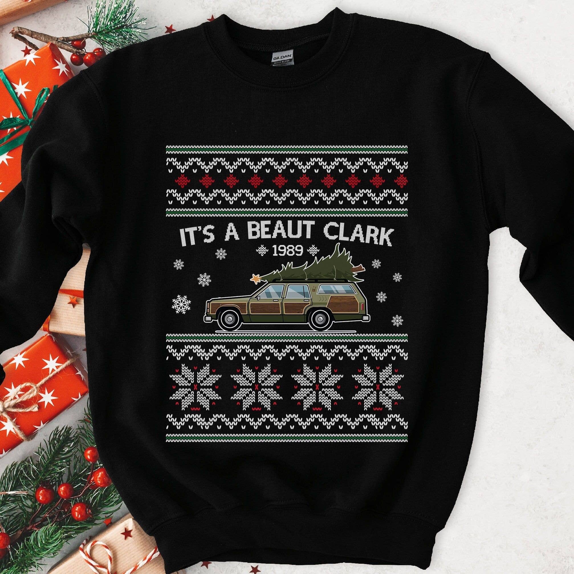 Christmas Road Trip Crewneck Sweatshirt T-Shirts, Hoodie | PodTeesHub.com