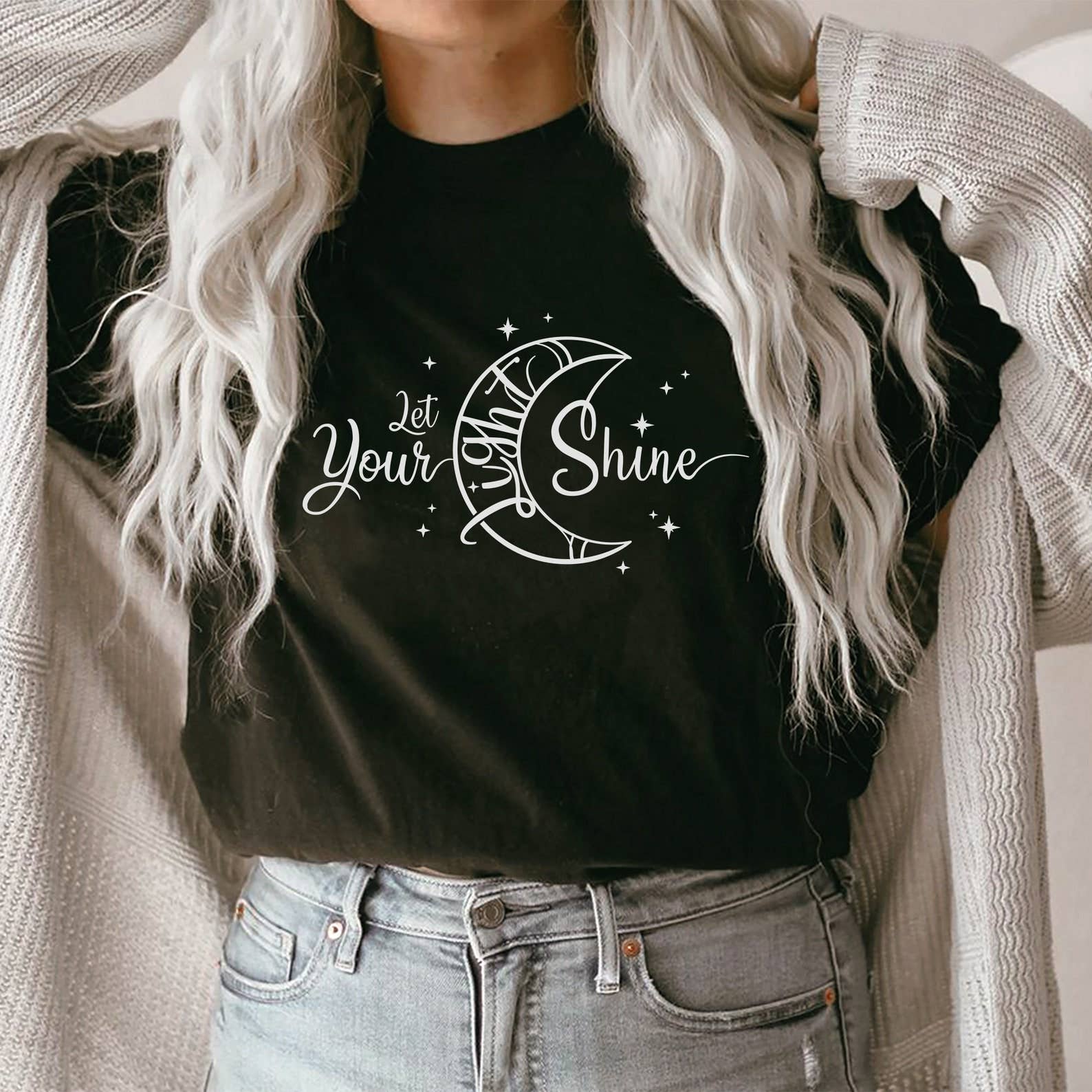 Let Your Light Shine T-Shirt Hoodie, Sweatshirt | PodTeesHub.com