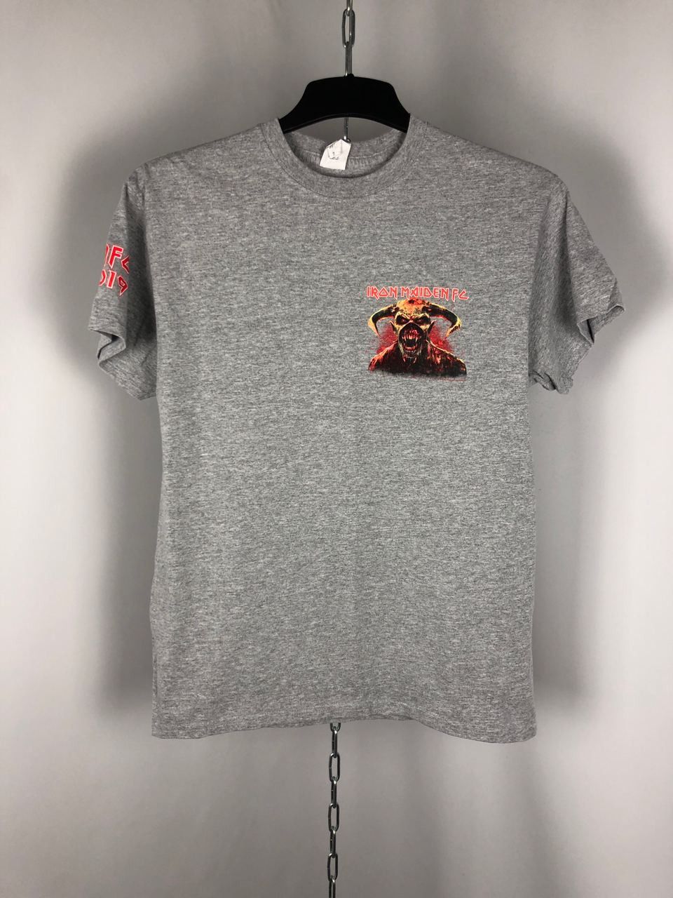 Maiden Iron Maiden T Shirts 2018 2019 Gray Size M Hoodie, Sweatshirt | PodTeesHub.com