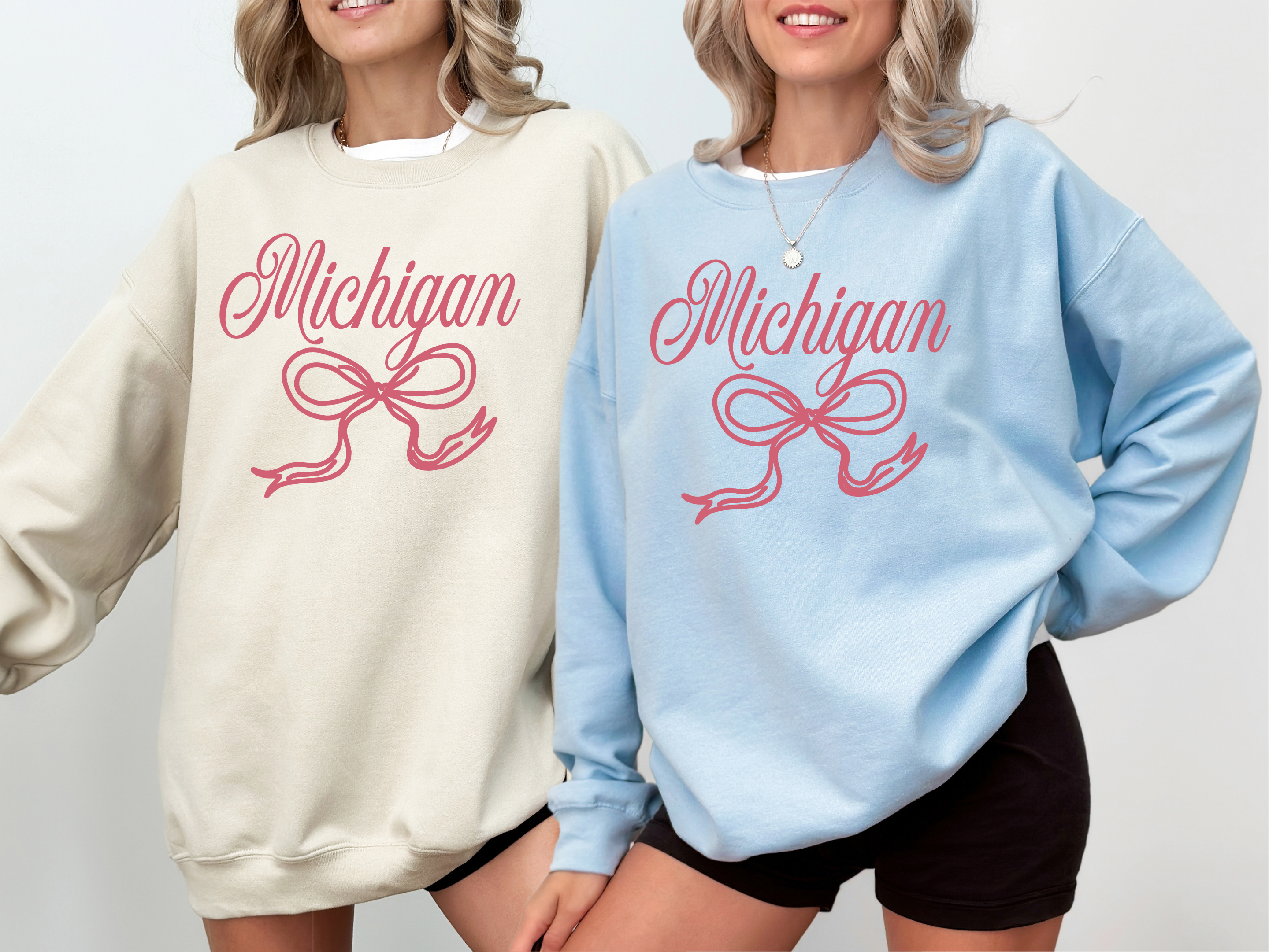 Bows, Michigan Sweatshirt, Game Day, Michigan Graphic Tshirt Hoodie | PodTeesHub.com