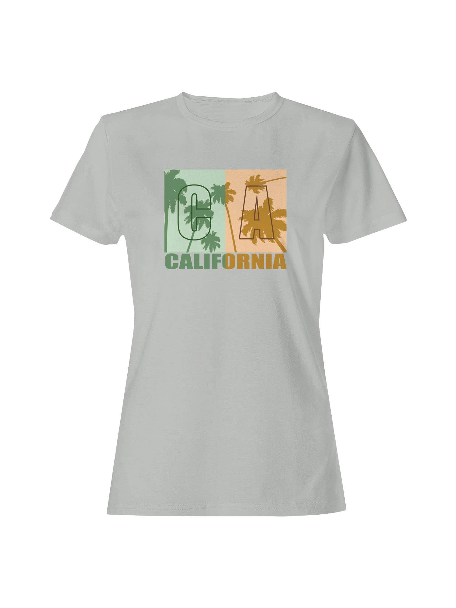 California Palm Tree Art Women's T-Shirt Hoodie, Sweatshirt | PodTeesHub.com