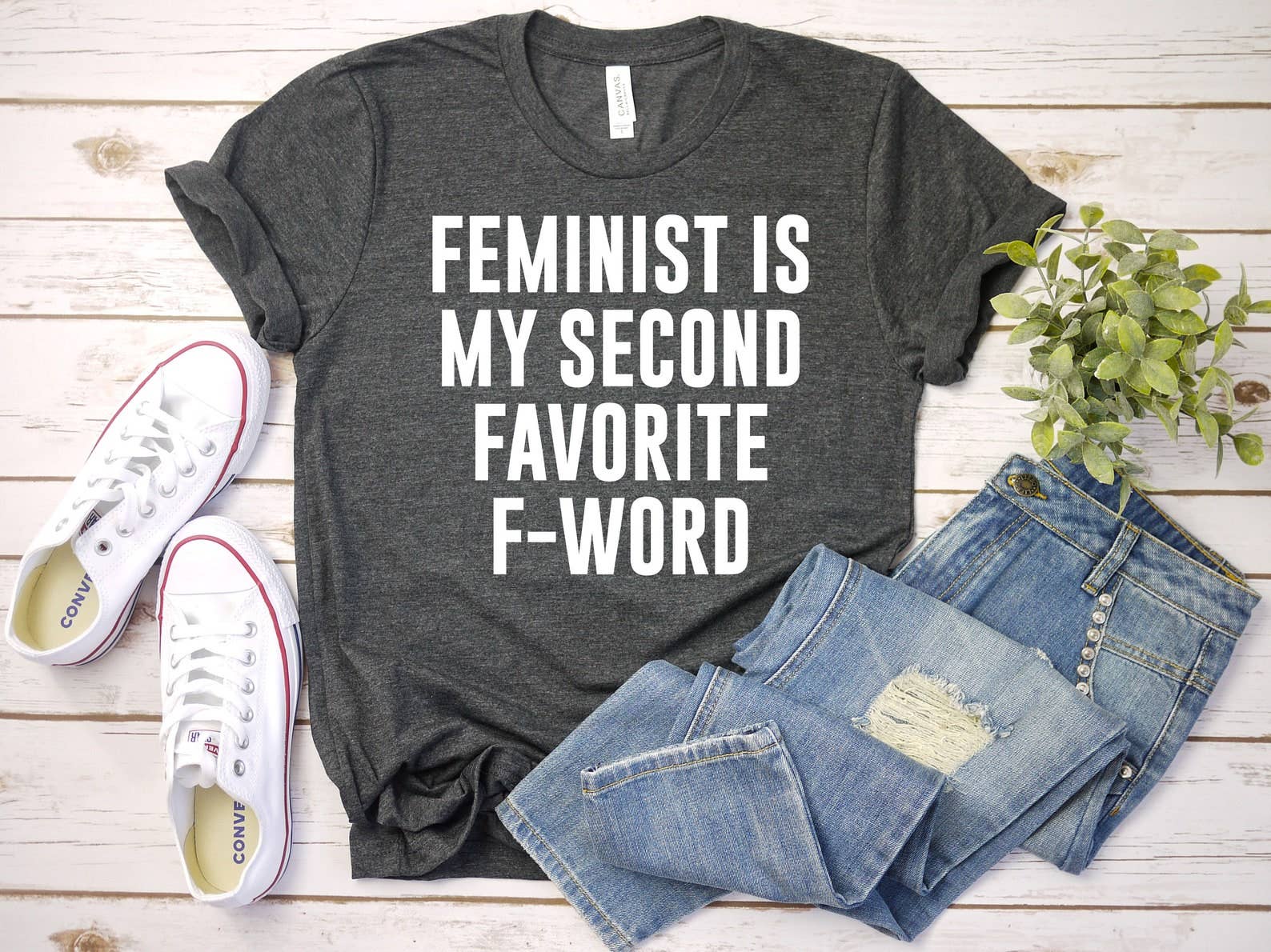 Feminist Is My Second Favorite F-Word T-Shirt Hoodie, Sweatshirt | PodTeesHub.com