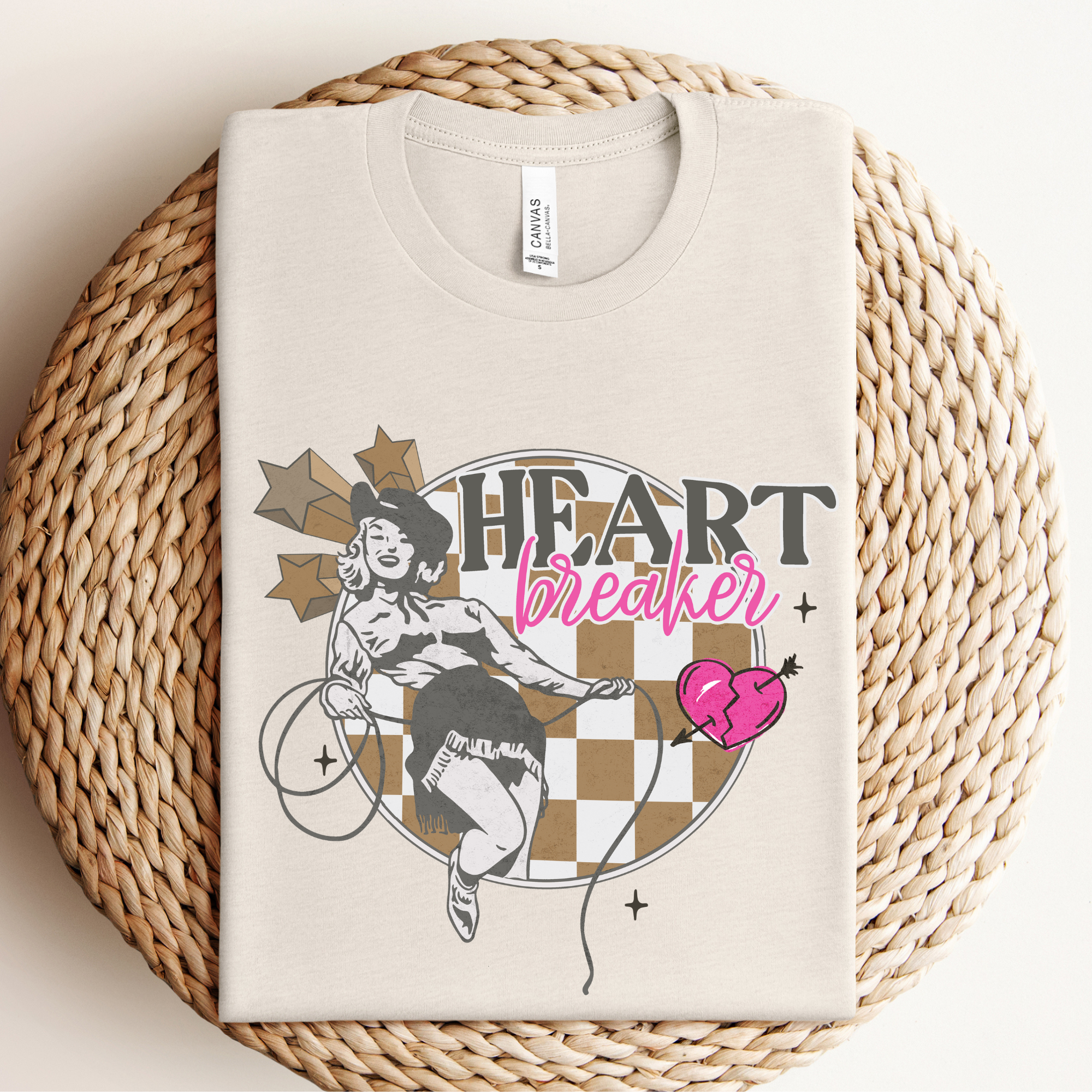 Western Heart Breaker Graphic Tee Hoodie, Sweatshirt | PodTeesHub.com