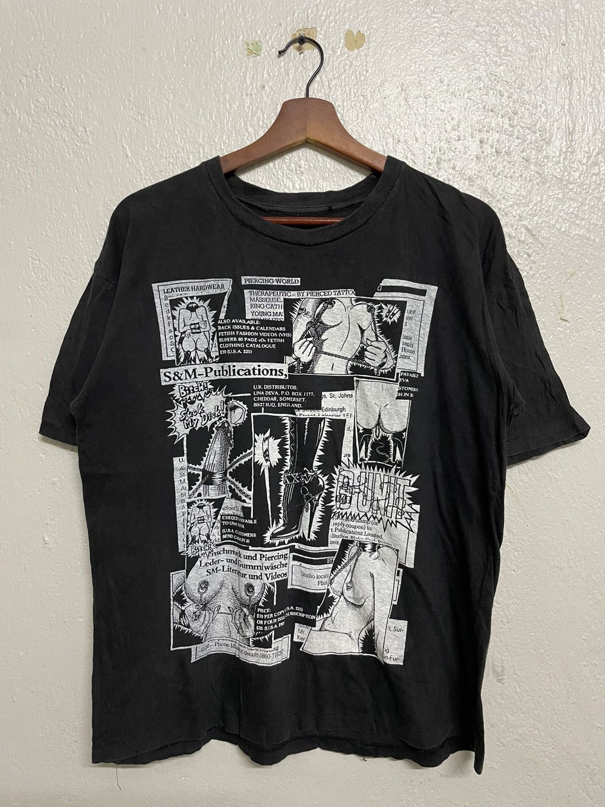 Japanese Brand Vintage 90s Bdsm Seditionaries Punk Tee Hoodie, Sweatshirt | PodTeesHub.com