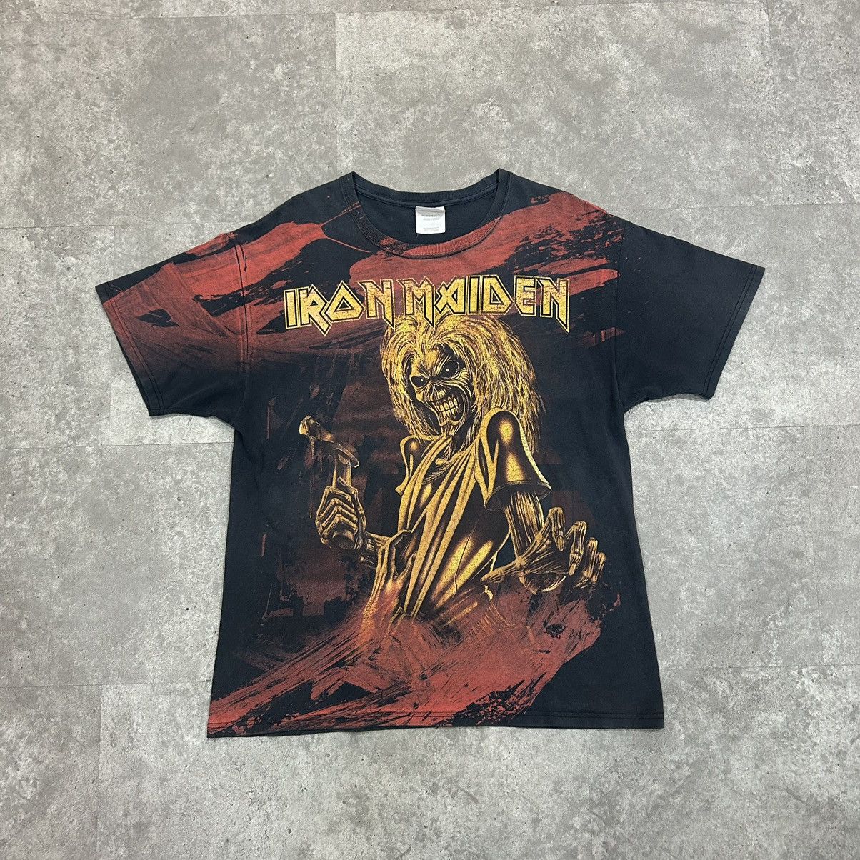 Iron Maiden X Vintage Aop Iron Maiden Killers Tees Hoodie, Sweatshirt | PodTeesHub.com