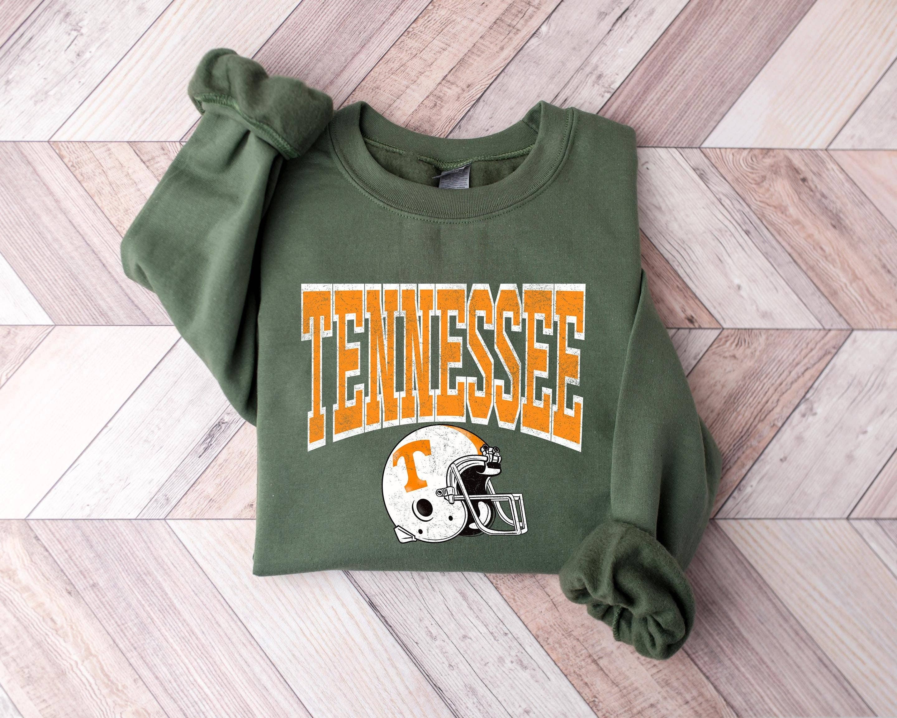 Tennessee Football Retro Graphic Tee Game Day Sweatshirt Hoodie | PodTeesHub.com