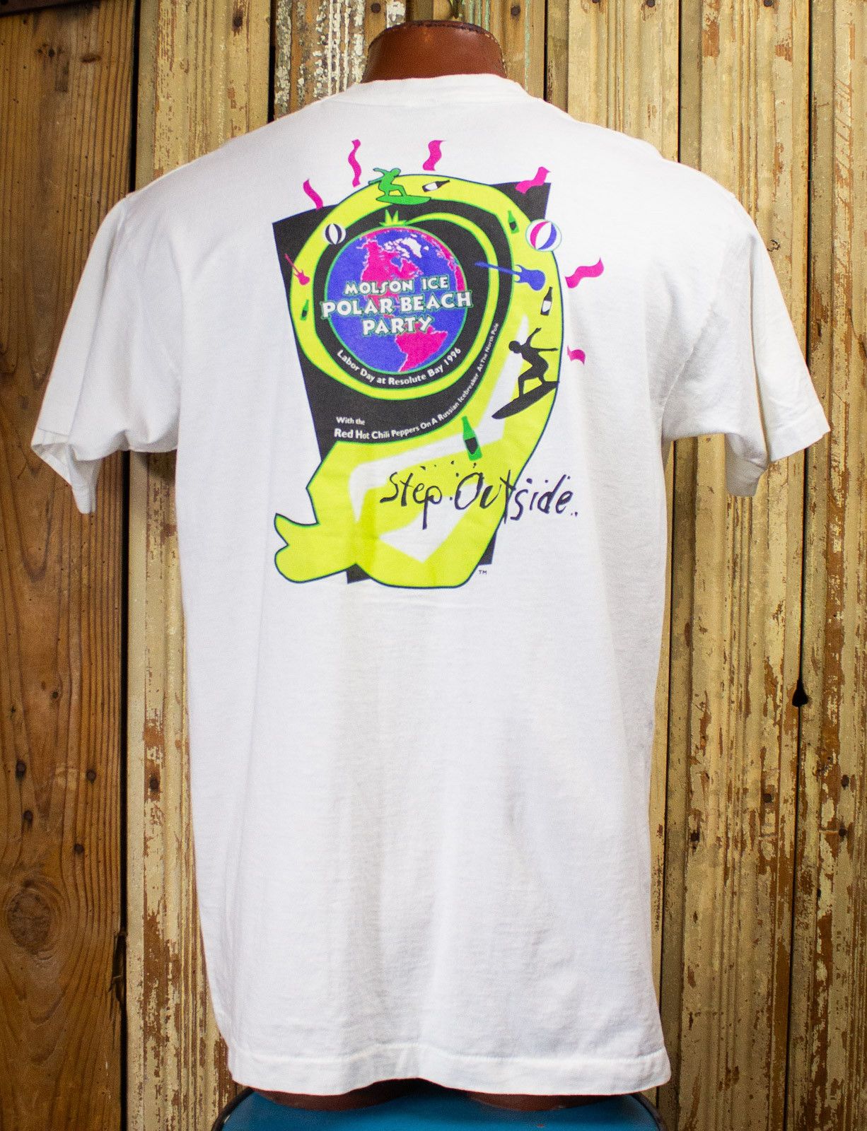 Vintage Molson Ice Polar Beach Party Concert T Shirt 1996 Hoodie, Sweatshirt | PodTeesHub.com