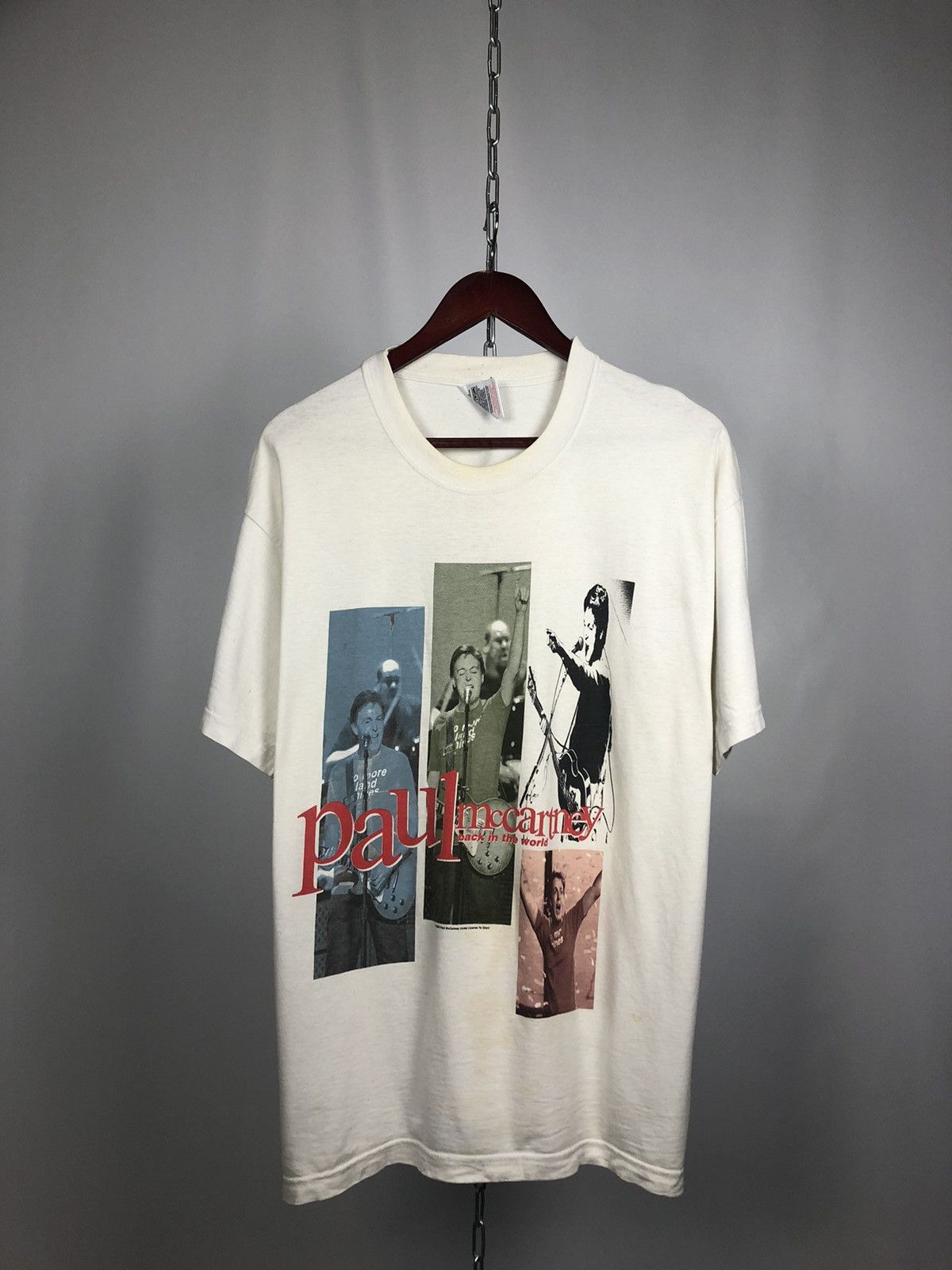 Vintage Paul Mccartney 2003 Vintage T Shirts Rare Size Xl Hoodie, Sweatshirt | PodTeesHub.com