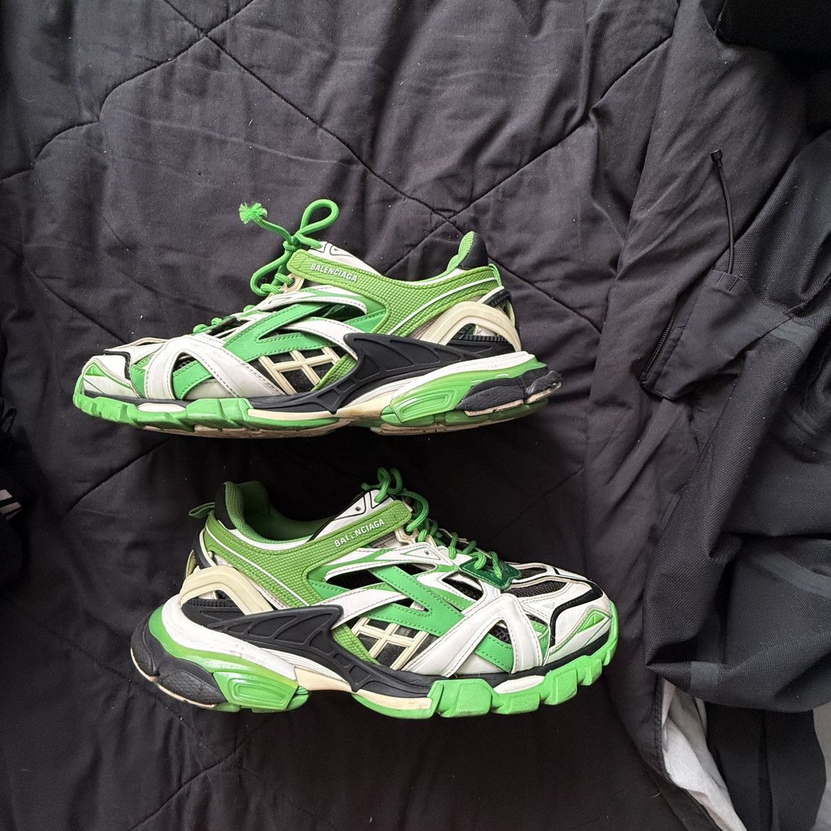 Balenciaga Track 2 0 Metallic Green T-Shirts, Hoodie, Sweatshirt | PodTeesHub.com