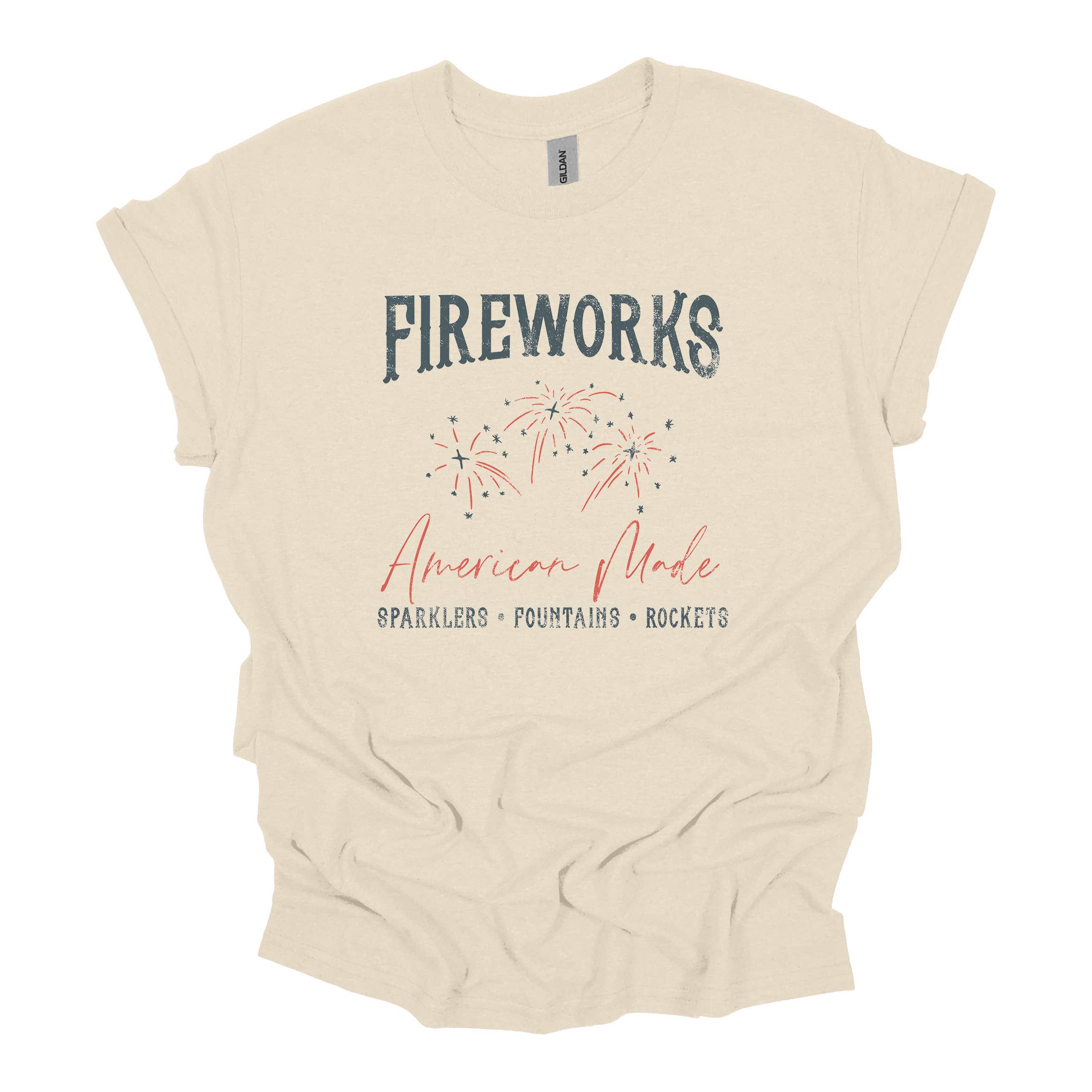 Fireworks American Made Tee Hoodie, Sweatshirt | PodTeesHub.com