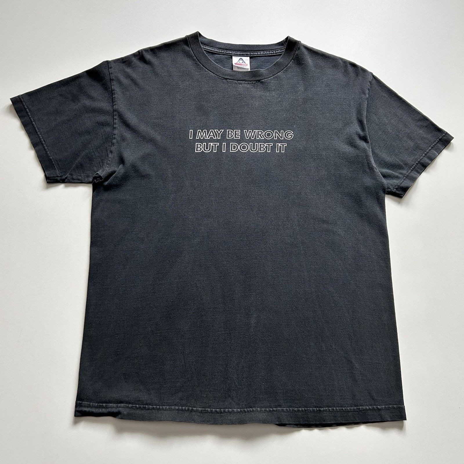 Vintage Funny Joke Large May Be Wrong But I Doubt T-Shirts, Hoodie, Sweatshirt