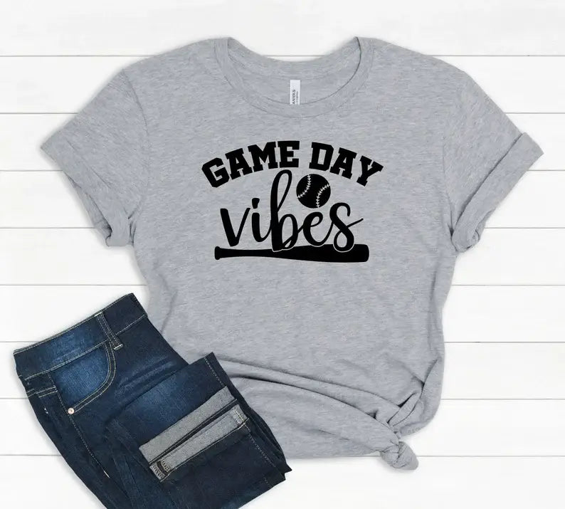 Baseball Game Day Vibes T-Shirt Hoodie, Sweatshirt | PodTeesHub.com