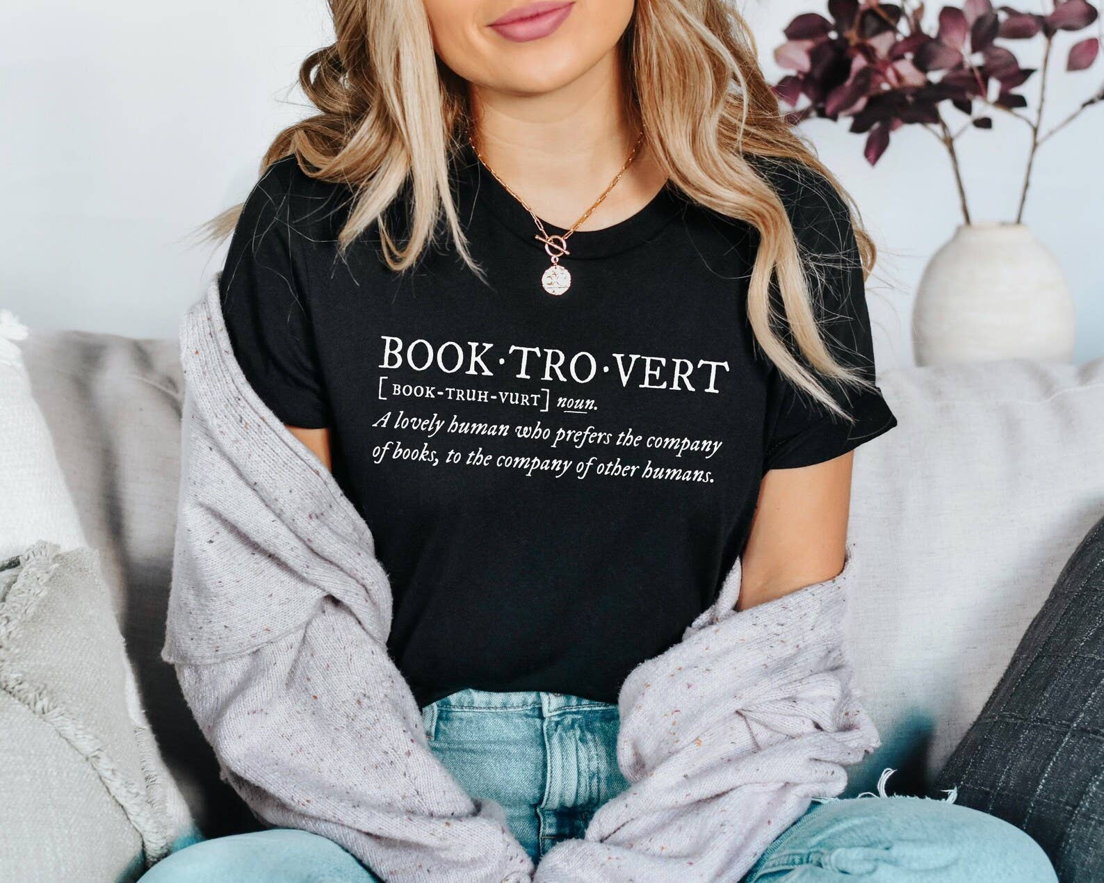 Booktrovert Definition T-Shirt Hoodie, Sweatshirt | PodTeesHub.com