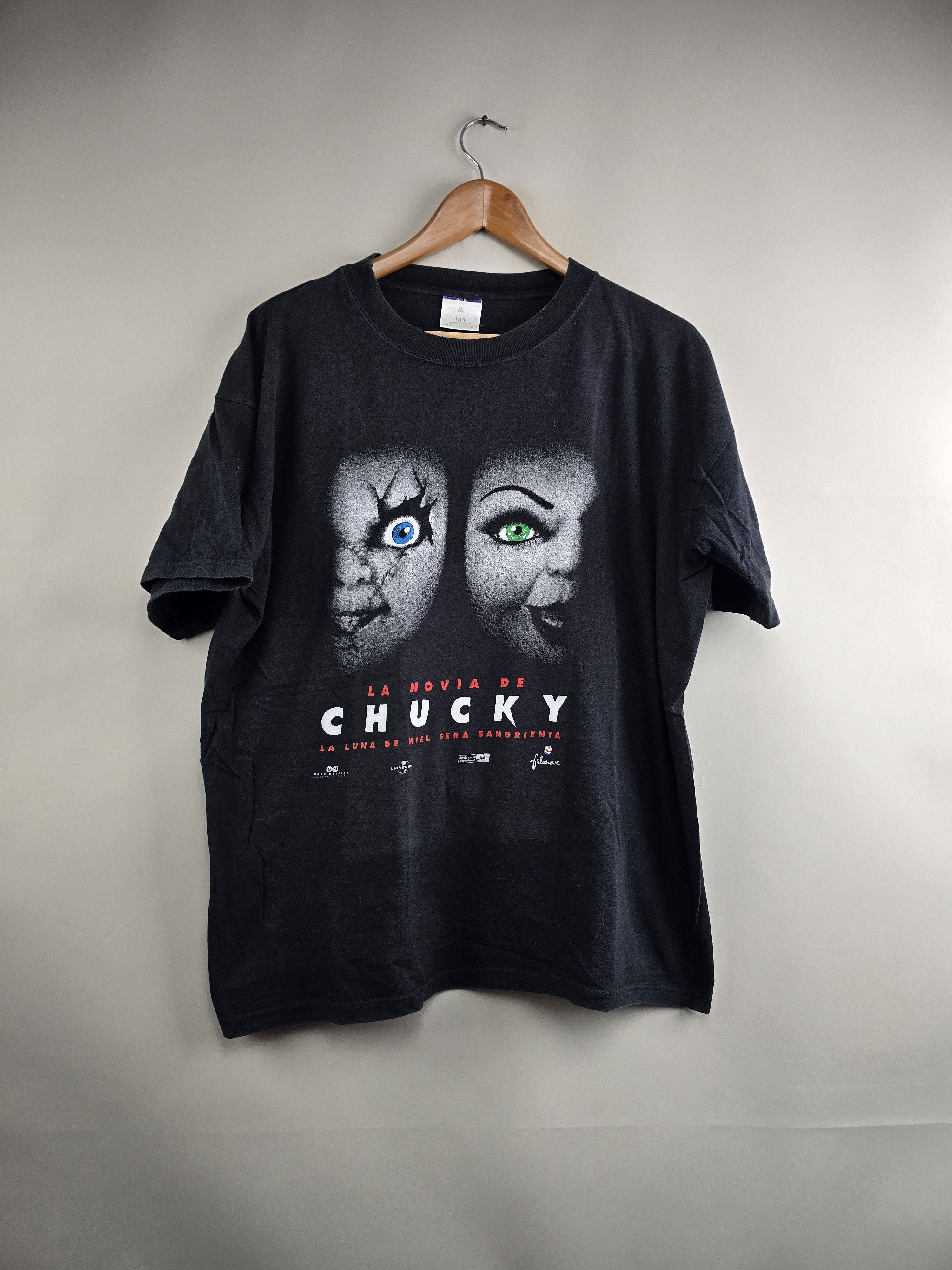 Vintage 1998 Chucky Chucky S Bride Horror Movie Tee Xl 23 27 Hoodie, Sweatshirt | PodTeesHub.com
