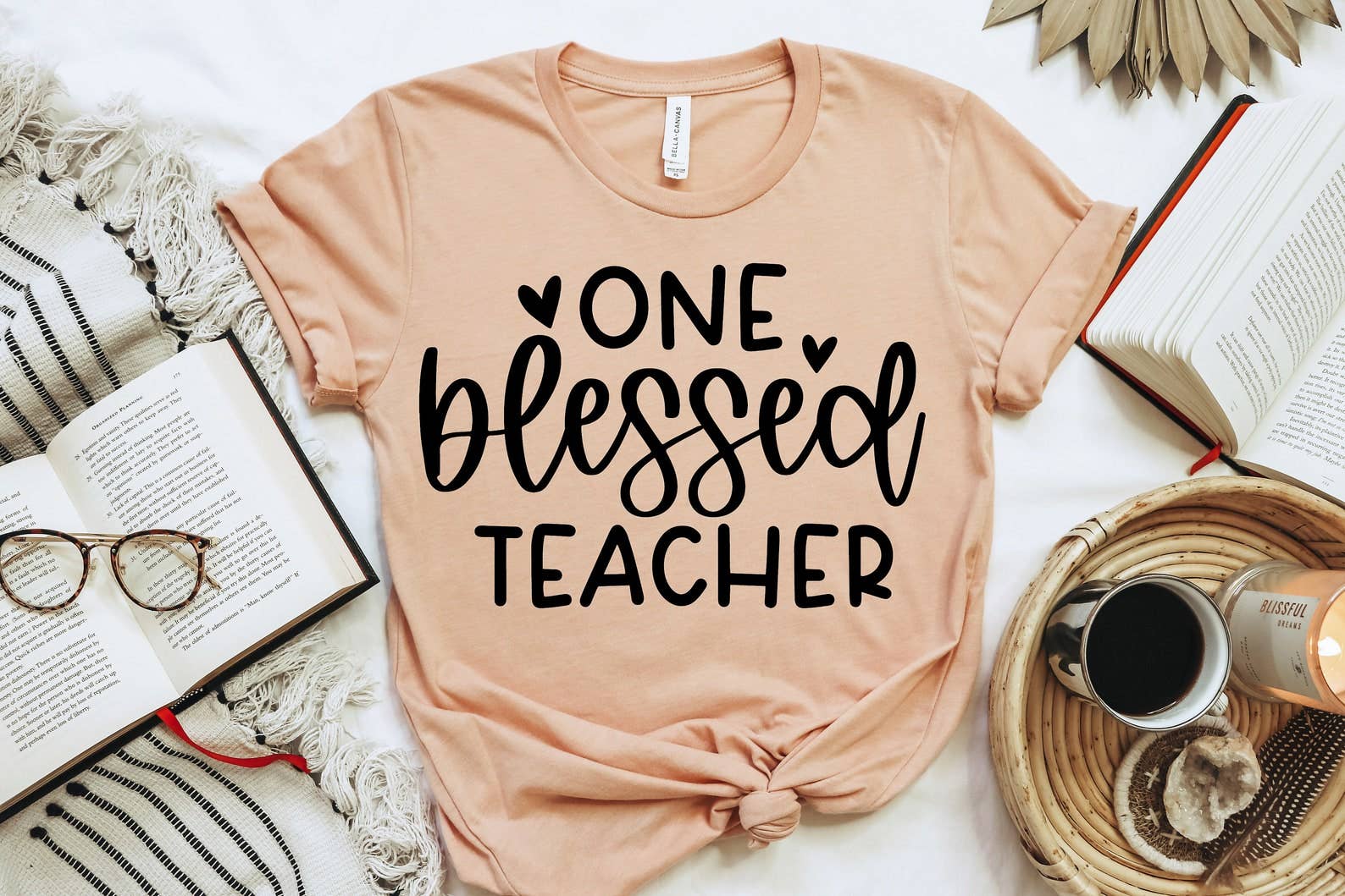 One Blessed Teacher T-Shirt Hoodie, Sweatshirt | PodTeesHub.com