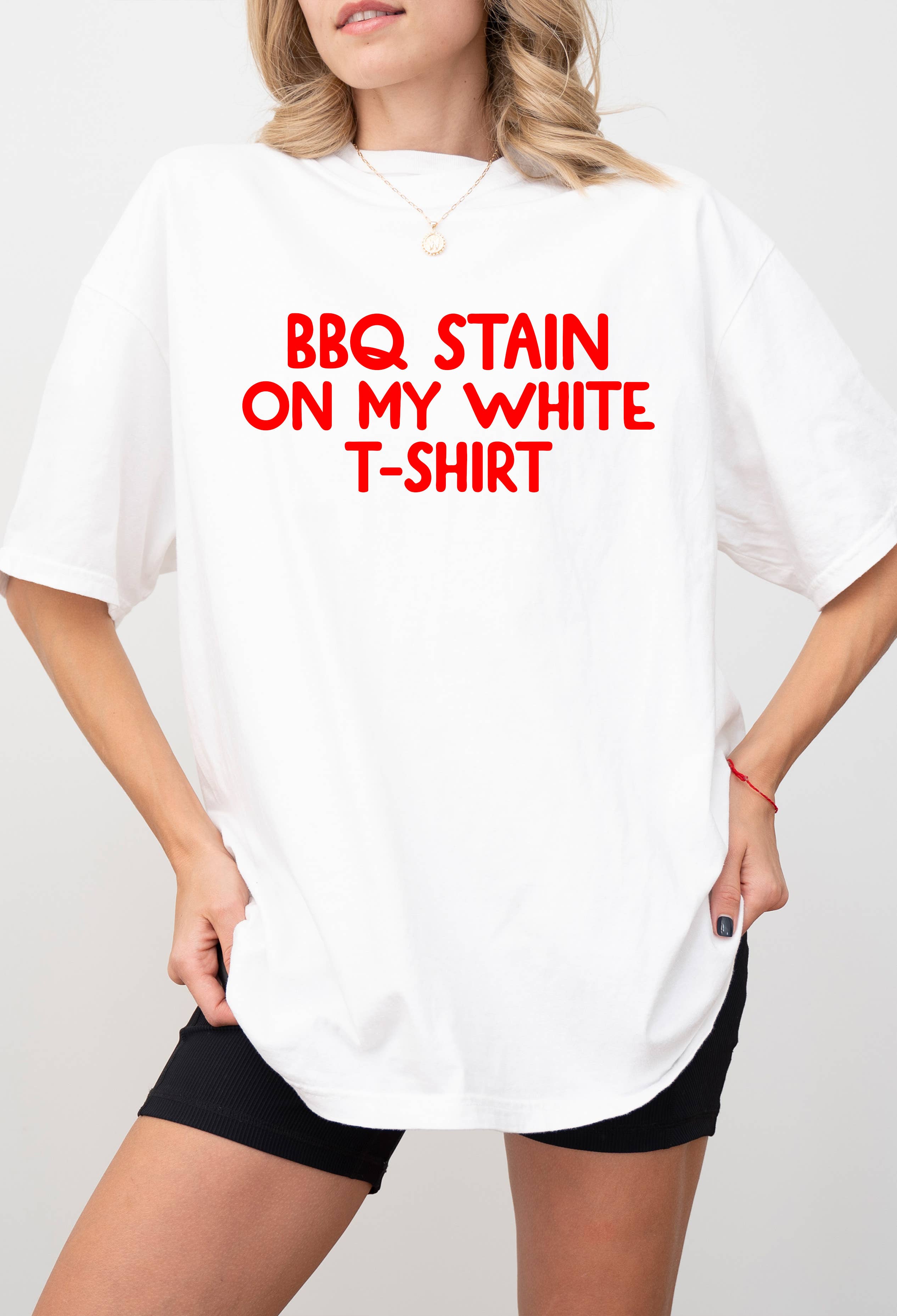 Bbq Stain Graphic Tee Hoodie, Sweatshirt | PodTeesHub.com