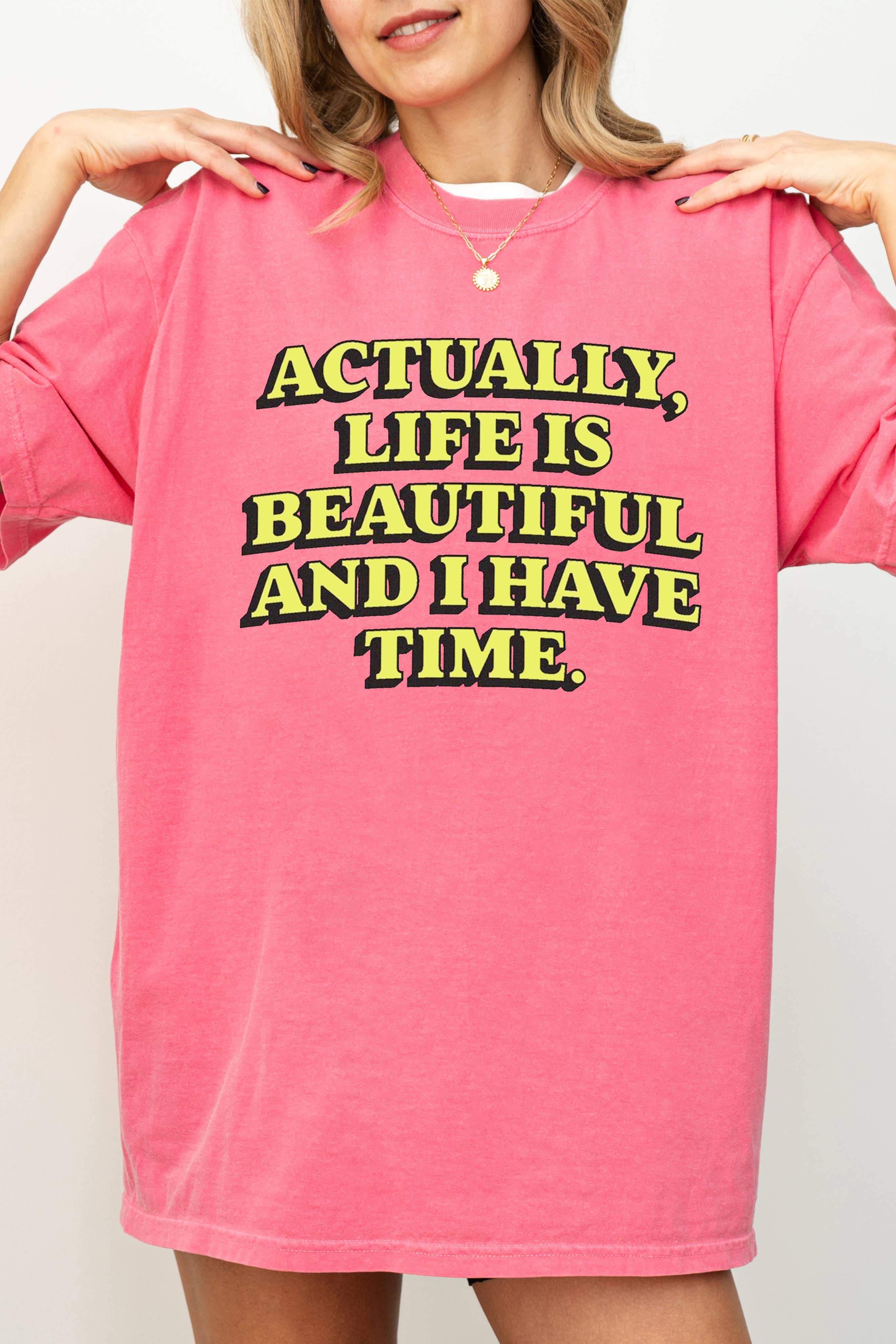 Life Is Beautiful Graphic Tee Hoodie, Sweatshirt | PodTeesHub.com
