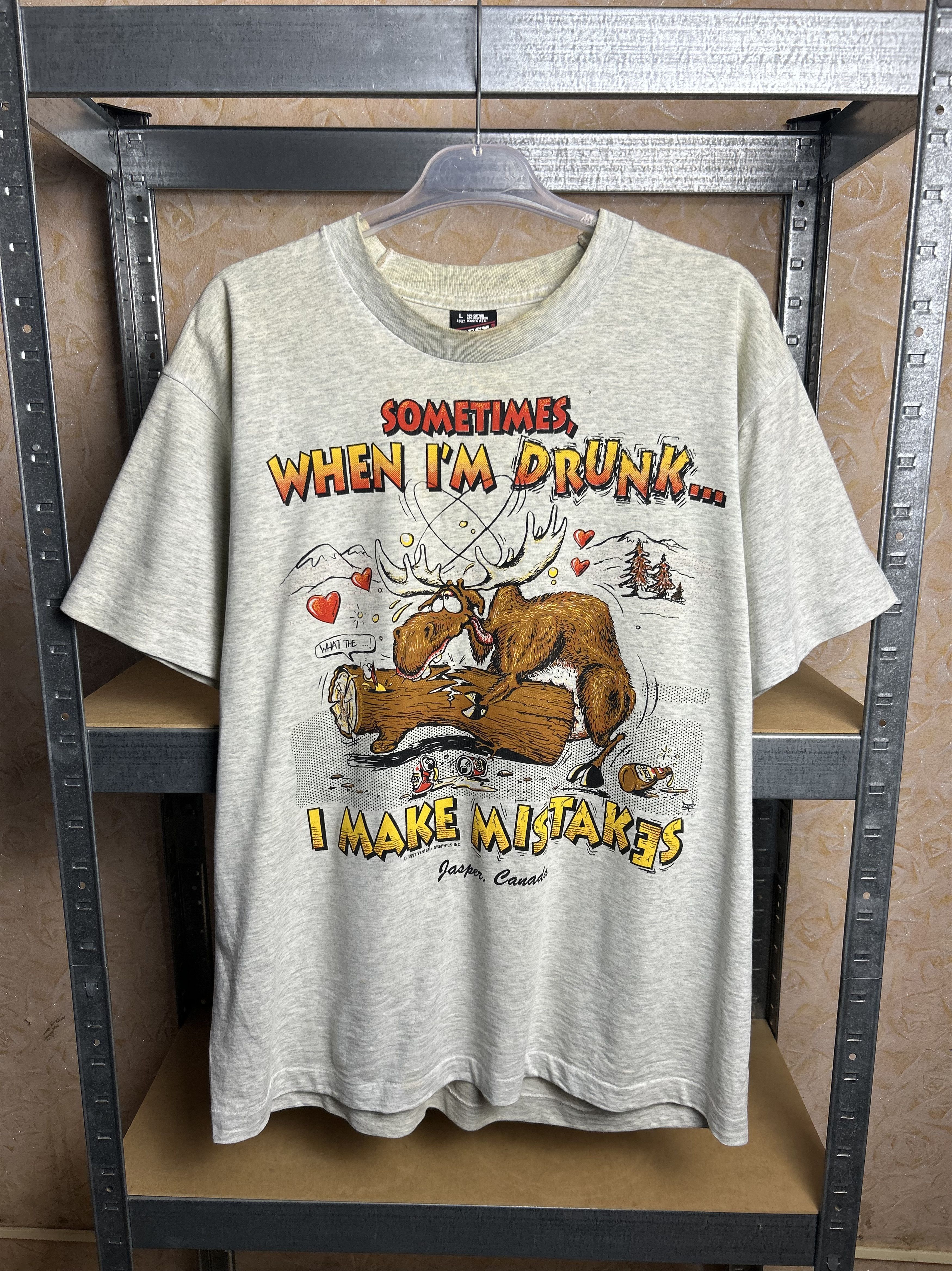 Vintage 90s Drunk Moose Funny Humor Sex T Shirt Hoodie, Sweatshirt | PodTeesHub.com