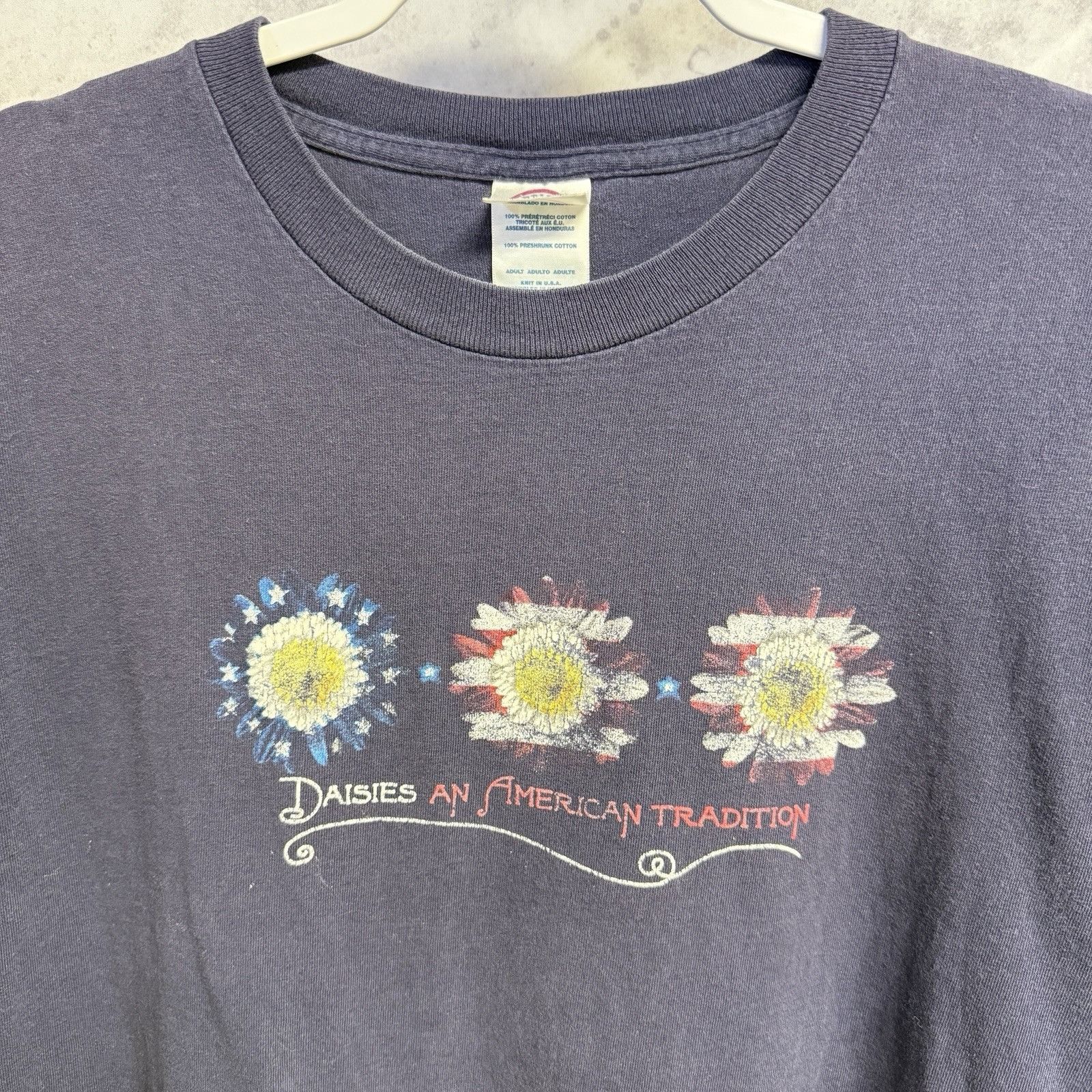 Vintage Daisies An American Tradition T Shirt Xl 23x28 Hoodie, Sweatshirt | PodTeesHub.com