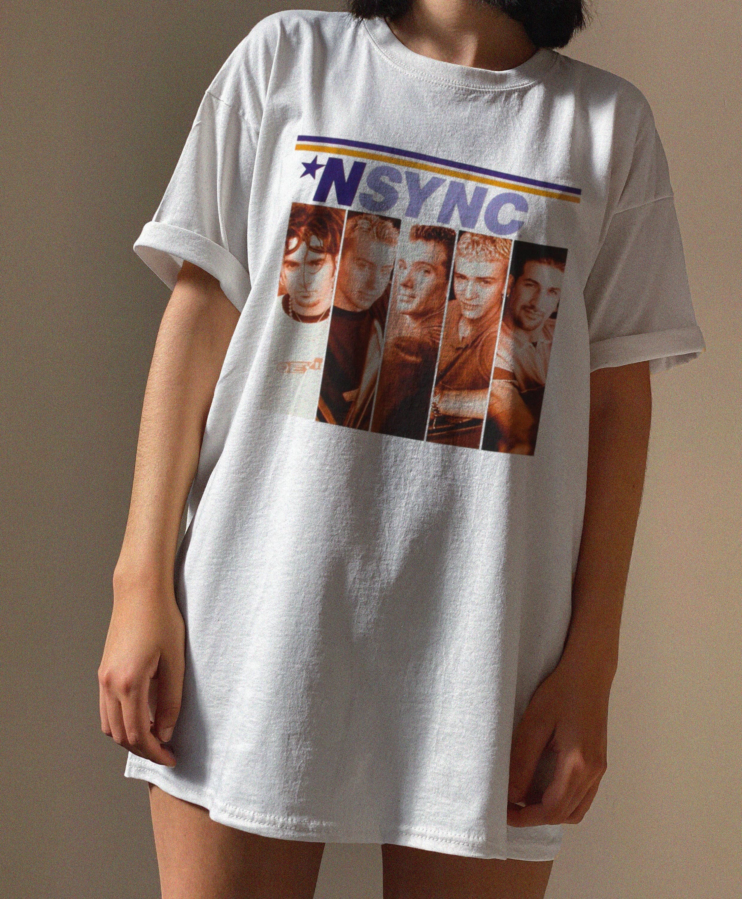 Nsync T-Shirt - Retro Boy Band Merch For Fans Hoodie, Sweatshirt | PodTeesHub.com
