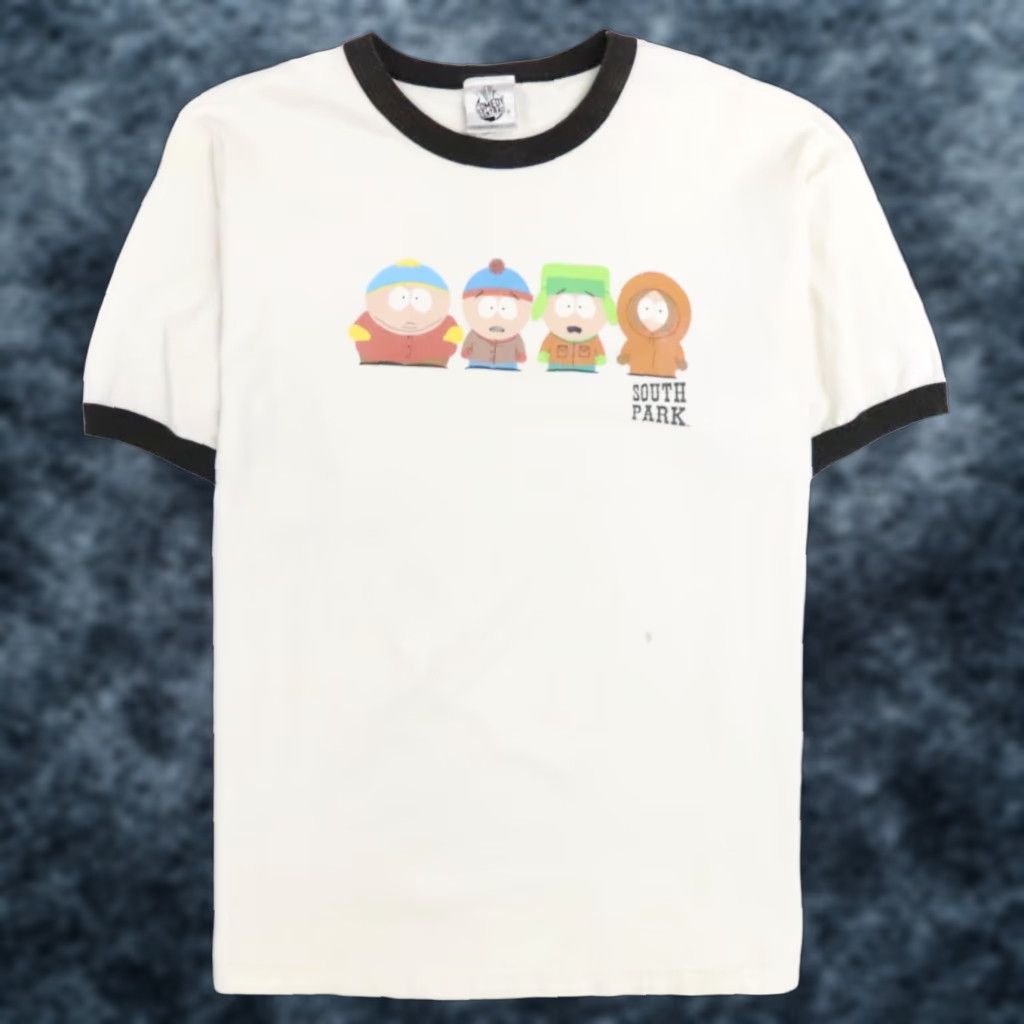 Vintage Comedy Central South Park Ringer T Shirt Xl White 2005 Mens Shirt 90s Hoodie, Sweatshirt | PodTeesHub.com