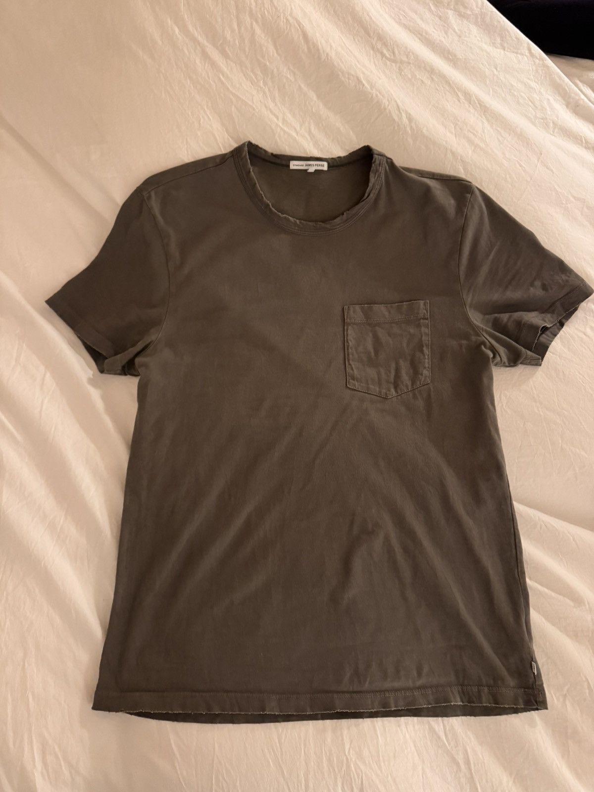 Perse James Perse Distressed Tee Hoodie, Sweatshirt | PodTeesHub.com