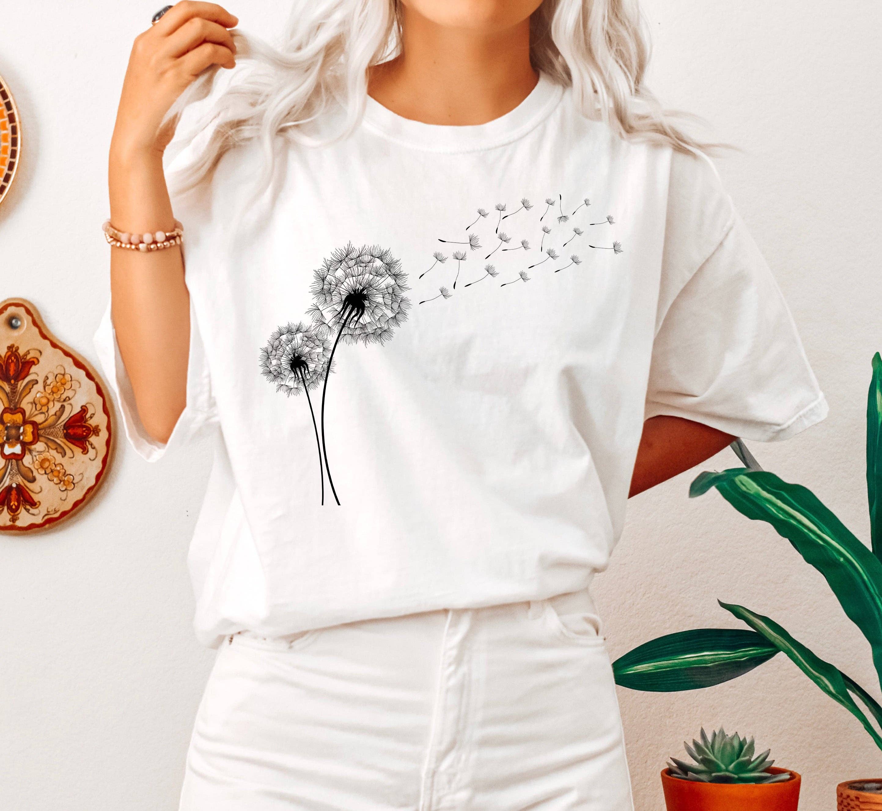 Dandelion Vintage Bk Chic T-Shirt Hoodie, Sweatshirt | PodTeesHub.com