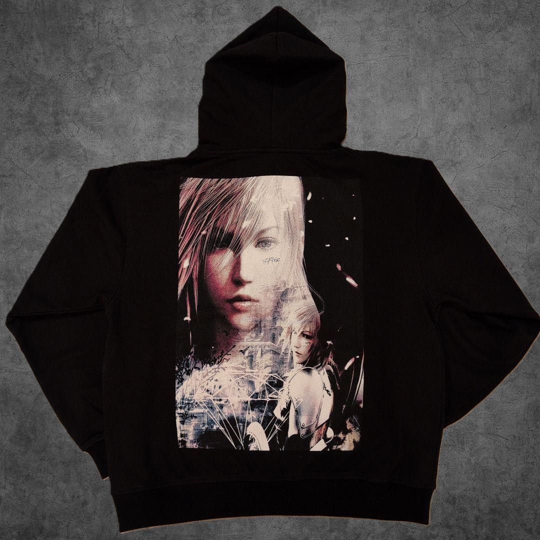 Final Fantasy Xiii Lightning Claire Hoodie Black L T-Shirts, Sweatshirt | PodTeesHub.com