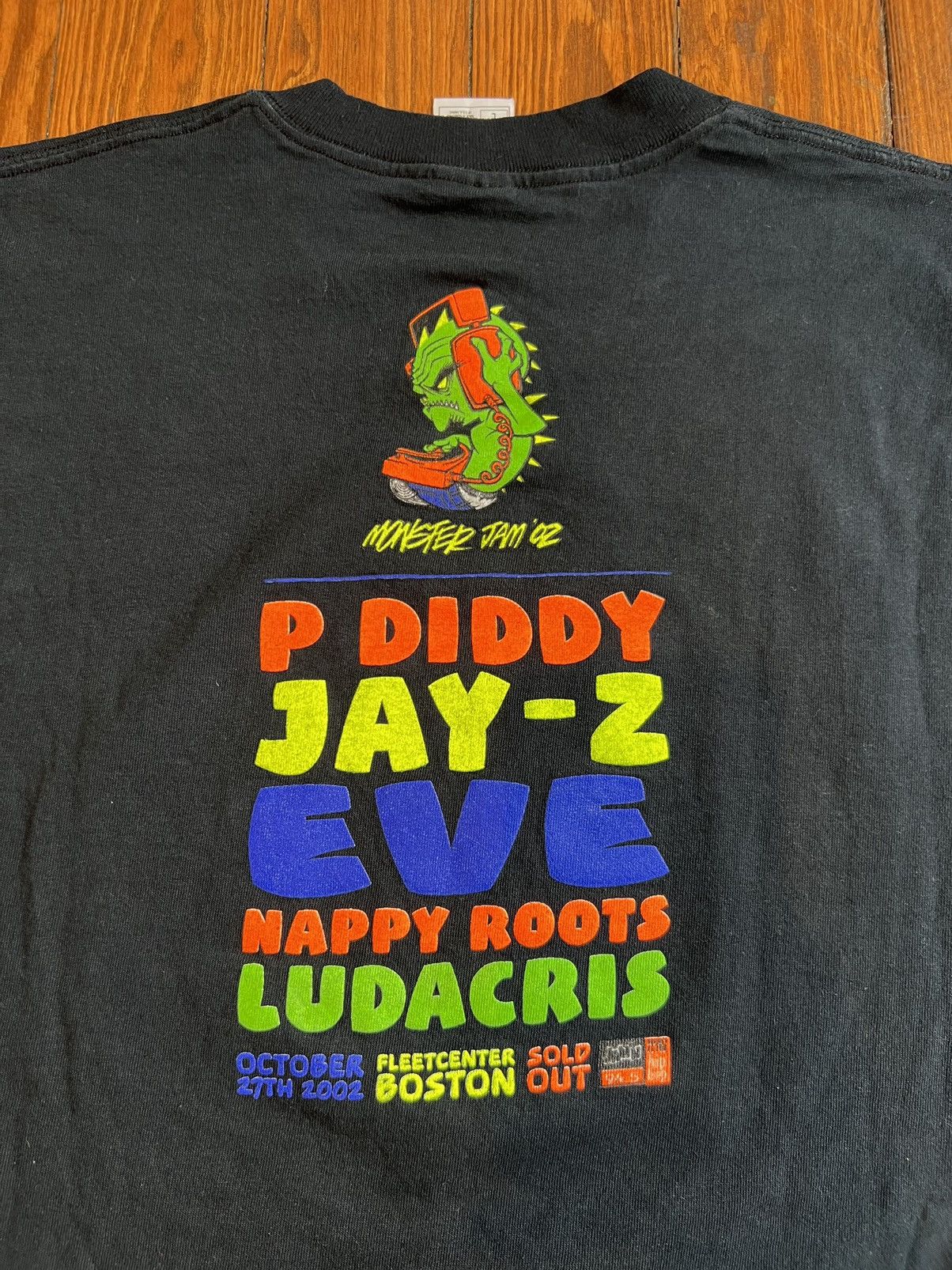 Vintage Monster Jam 2002 Shirt P Diddy Jay Z Ludacris Hoodie, Sweatshirt | PodTeesHub.com