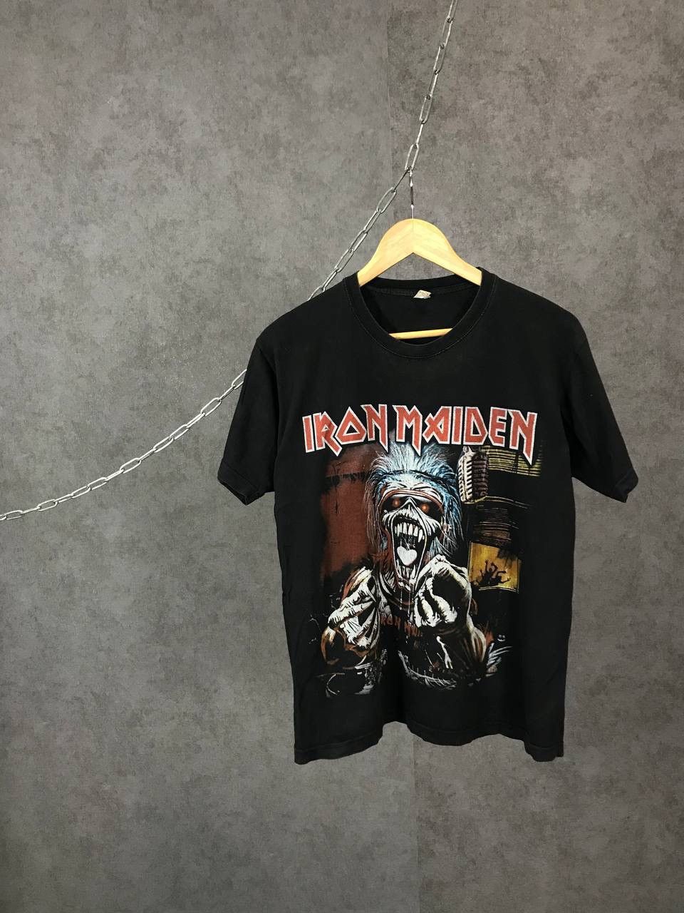Iron Maiden X Vintage Iron Maiden Vintage Rock Band Overprinted T-Shirts, Hoodie, Sweatshirt