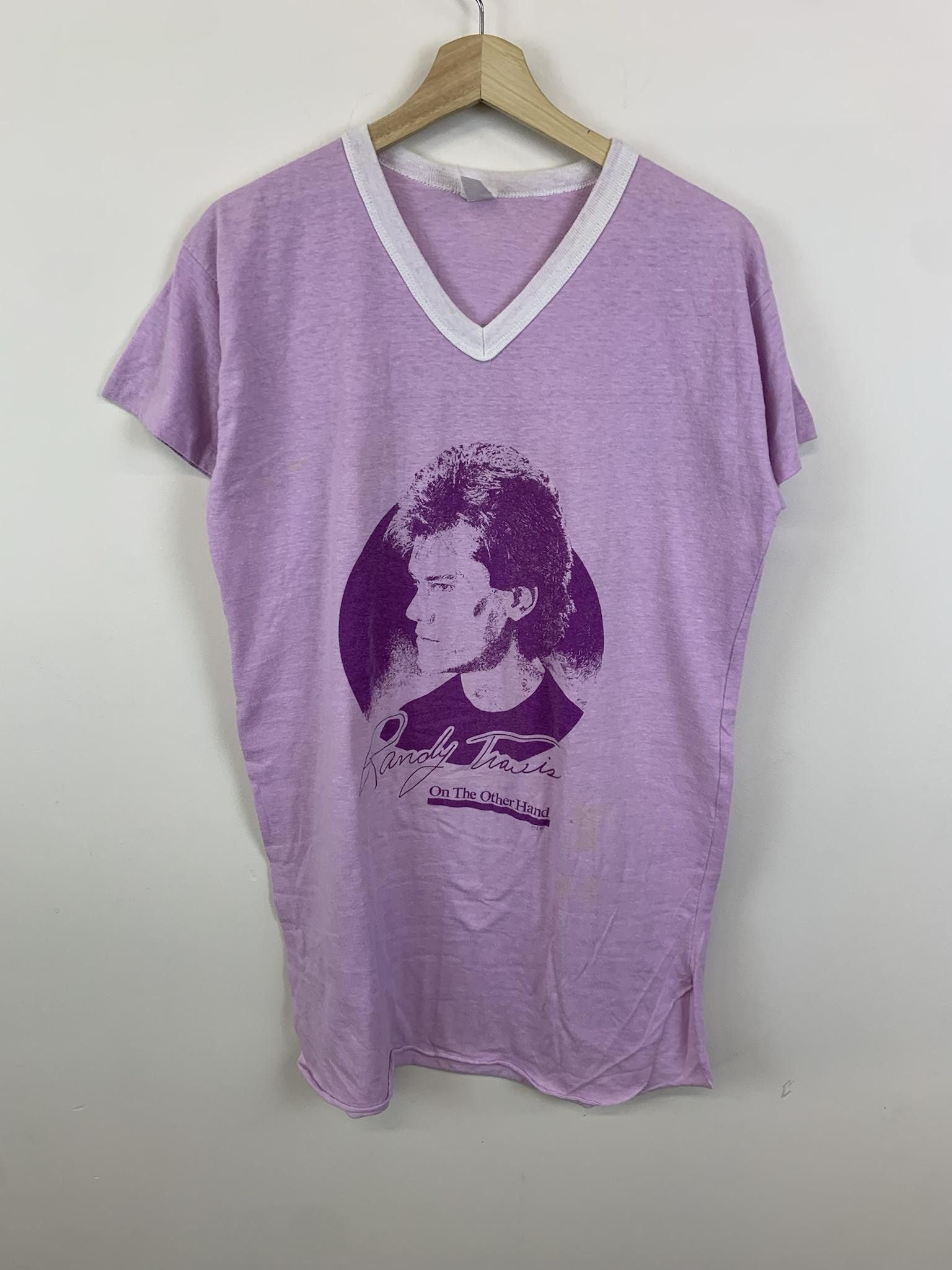Band Tees Vintage 1986 Randy Travis On The Other Hand Tee Hoodie, Sweatshirt | PodTeesHub.com