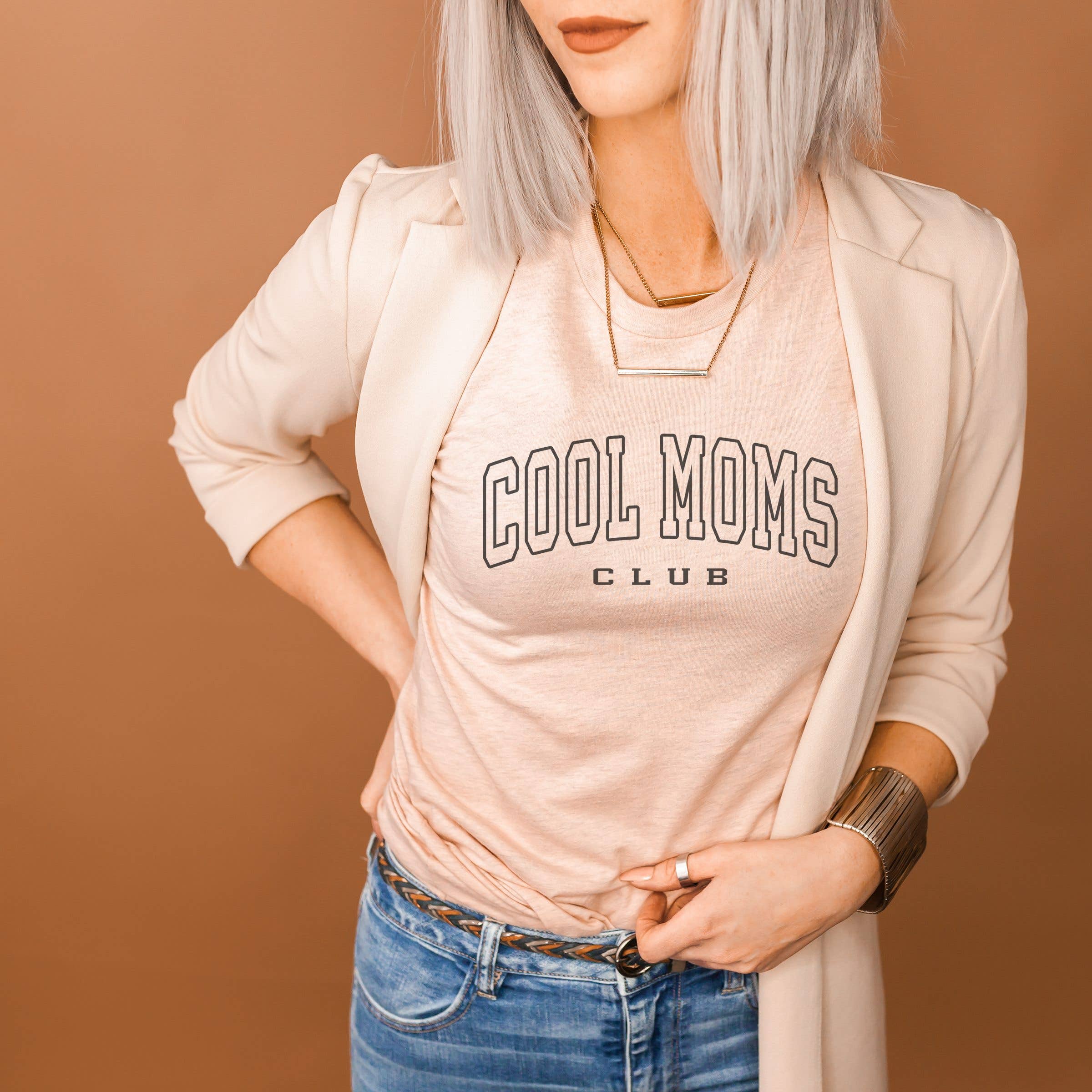 Cool Moms Club L Mom Tee Hoodie, Sweatshirt | PodTeesHub.com