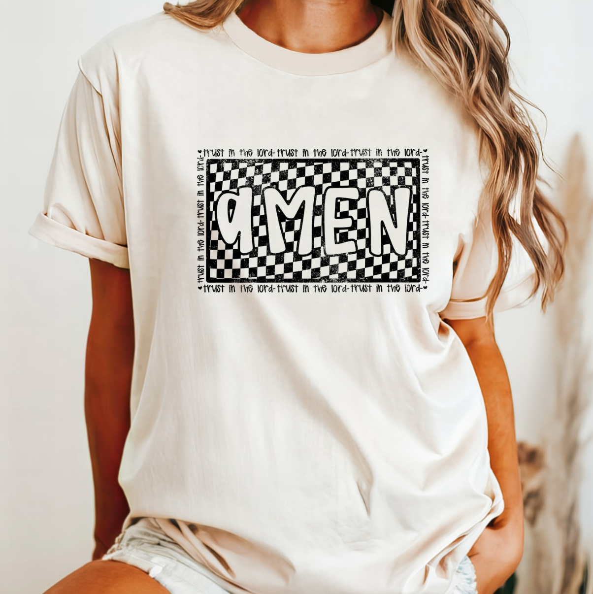 Amen Comfort Color Tee Hoodie, Sweatshirt | PodTeesHub.com